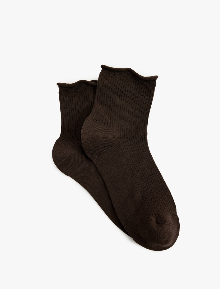 Kadın Pamuklu Soket Çorap