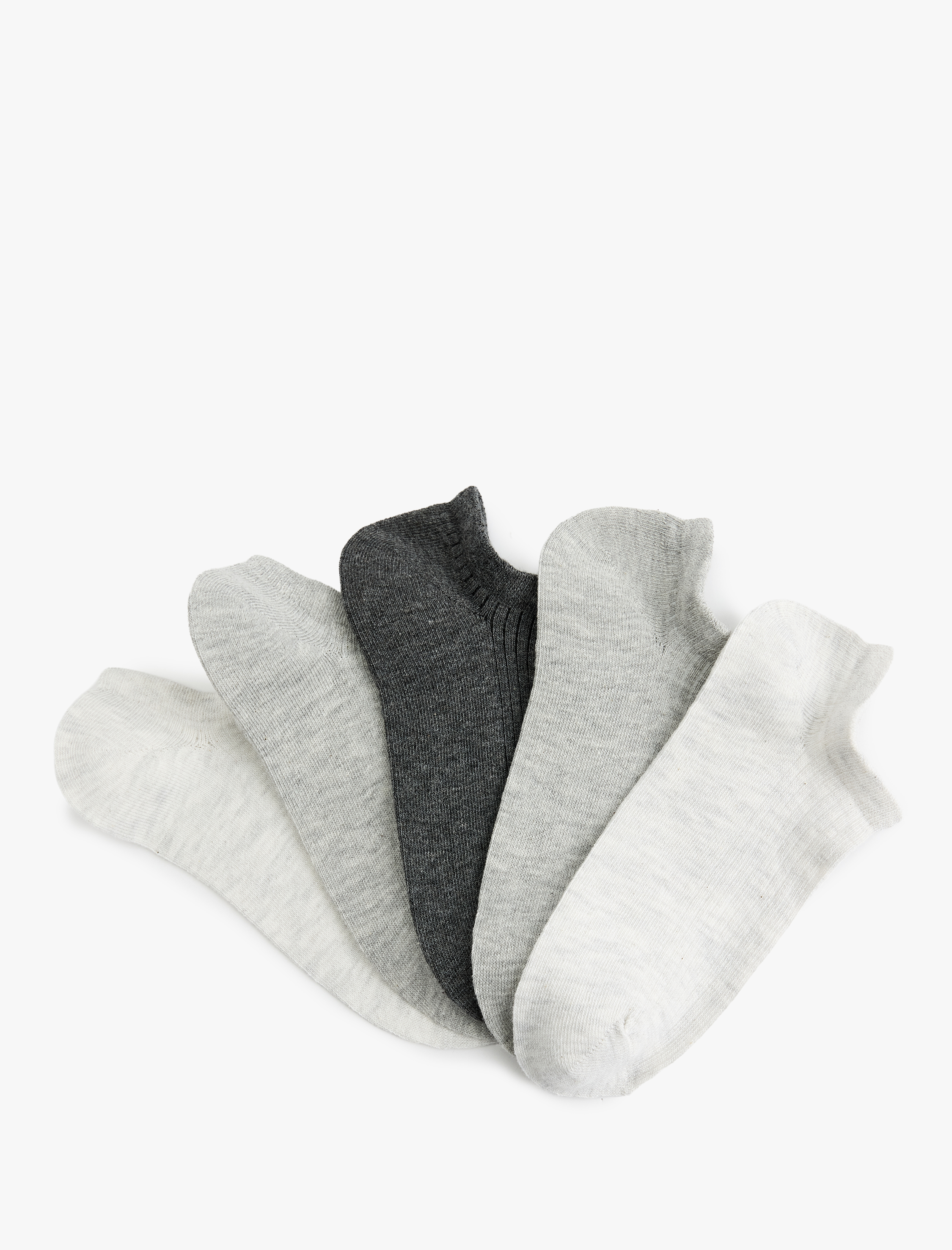  Kadın 5'li Basic Patik Çorap Seti