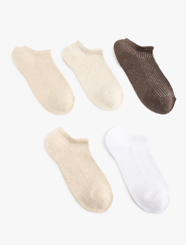 Kadın 5'li Basic Patik Çorap Seti