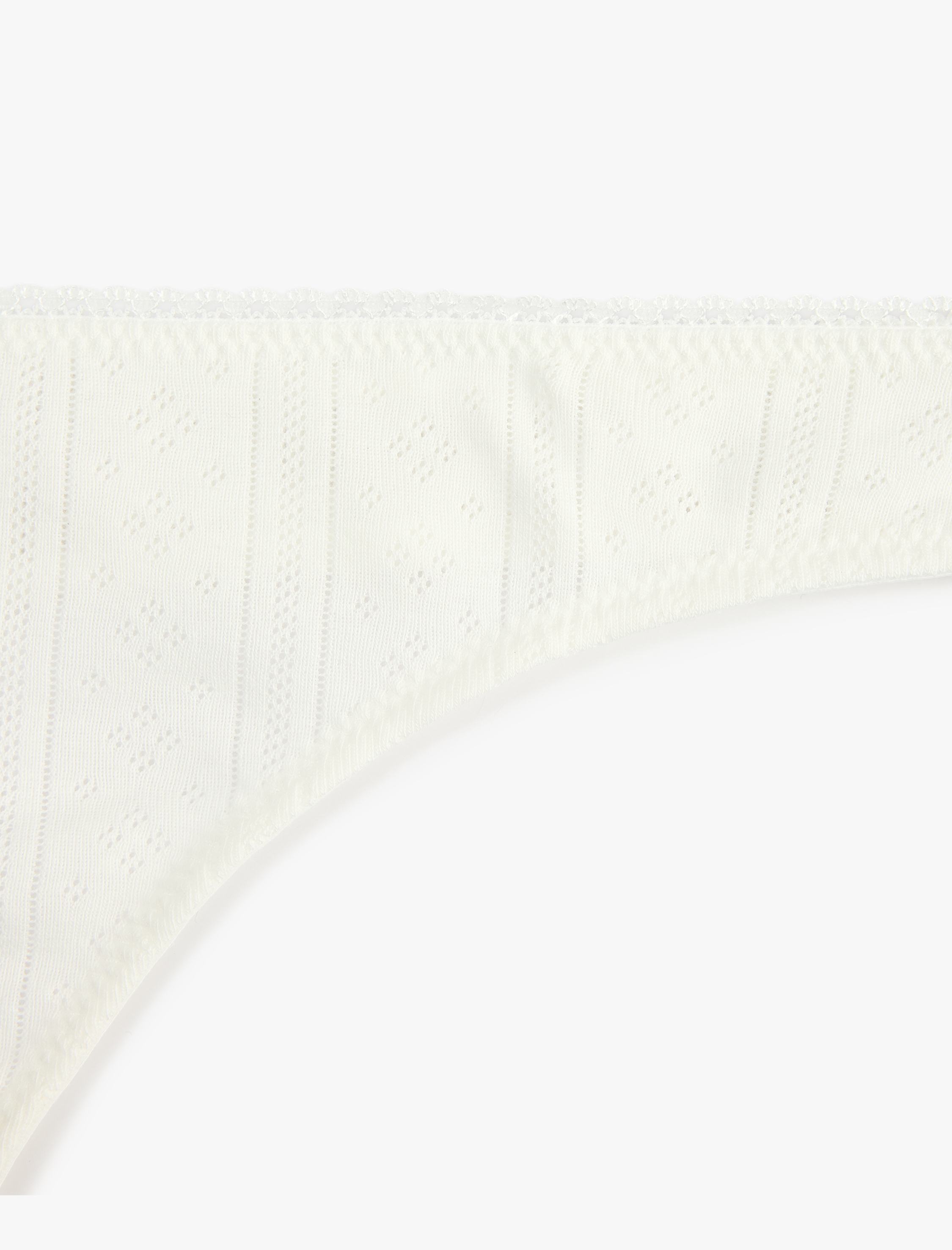   Rahat Kalıp Detaylı Pamuklu String Külot