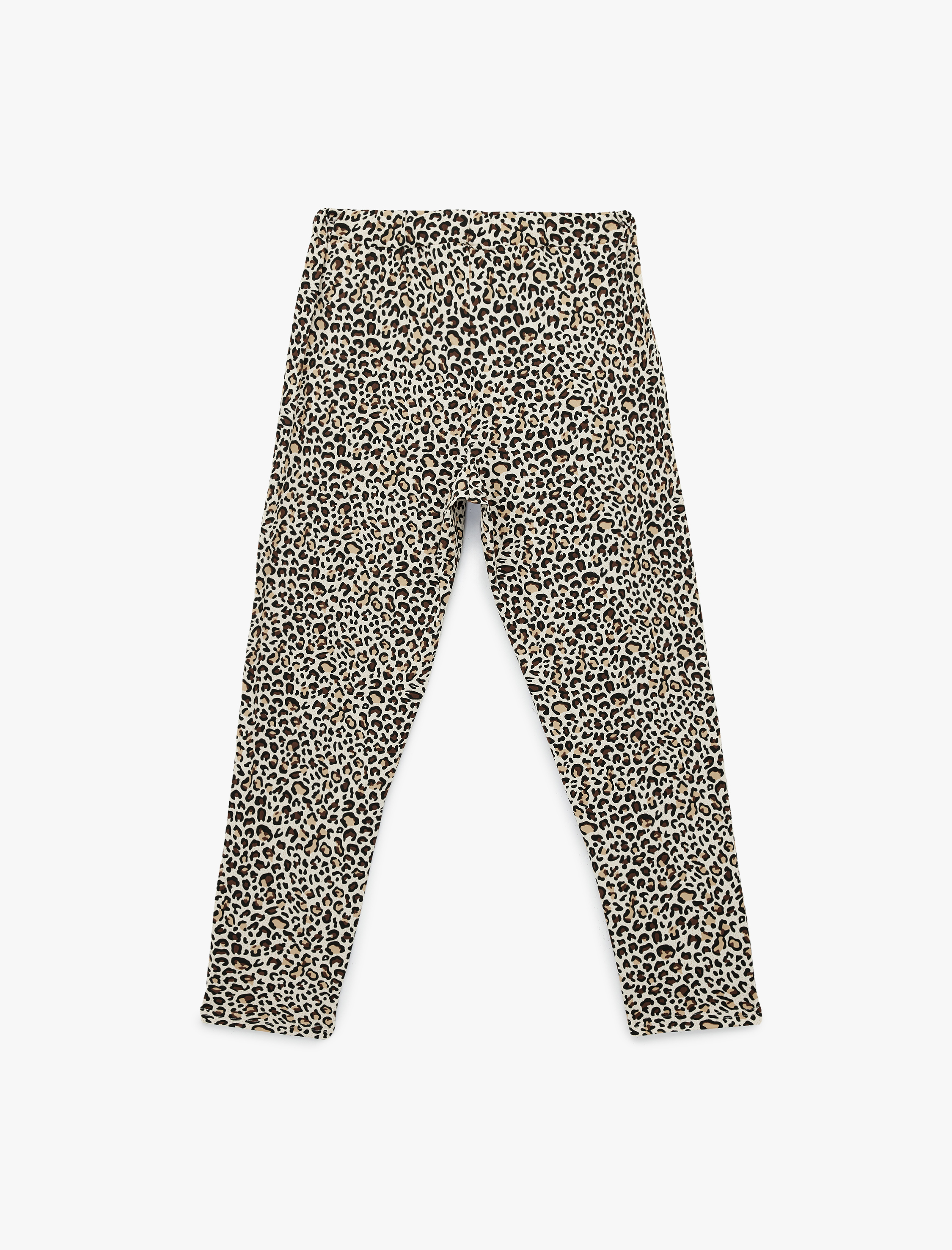   Rahat Kalıp Cepli Leopar Desenli Pijama Altı