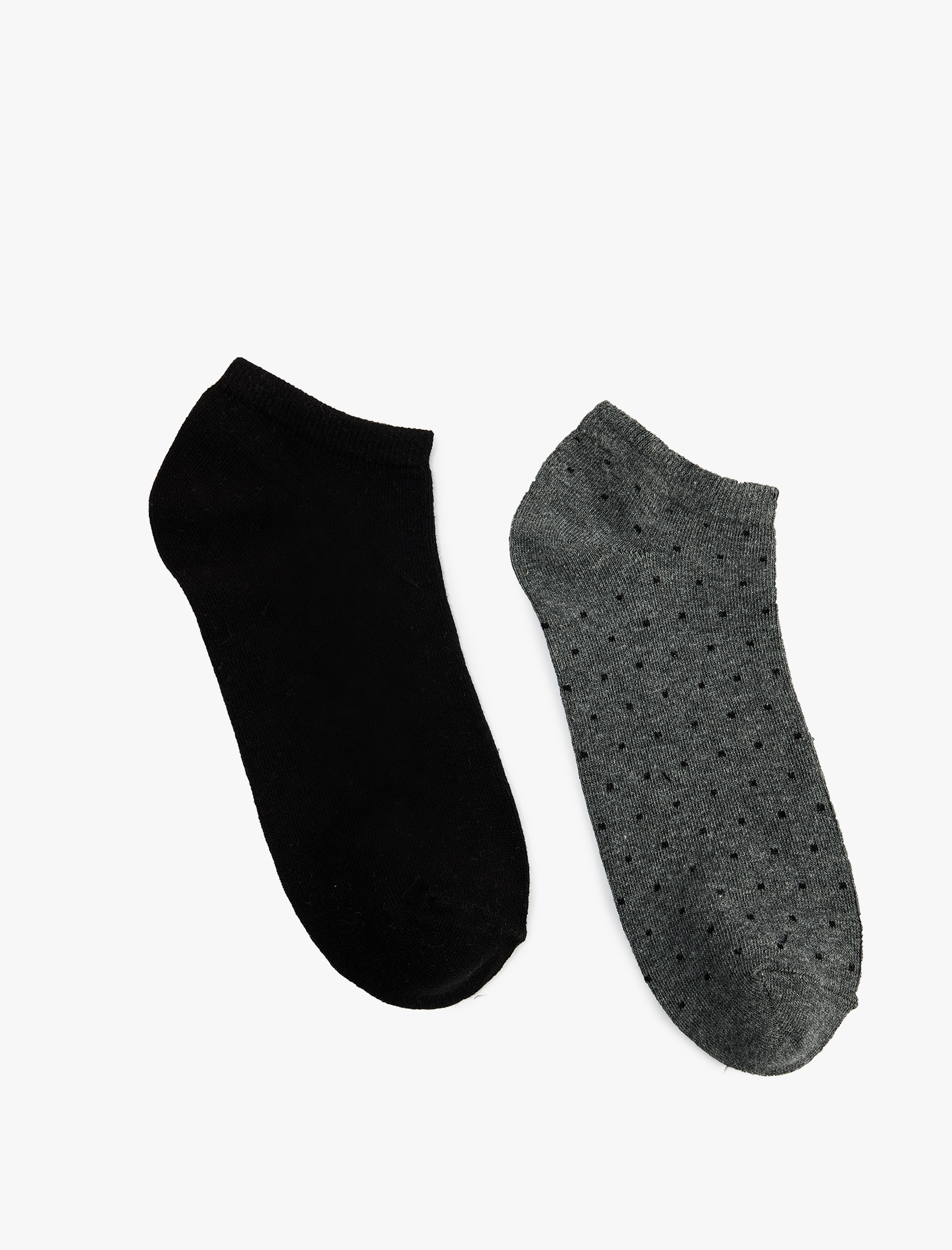  Erkek 2'li Pamuklu Patik Çorap Seti