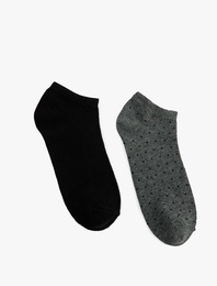 2'li Pamuklu Patik Çorap Seti
