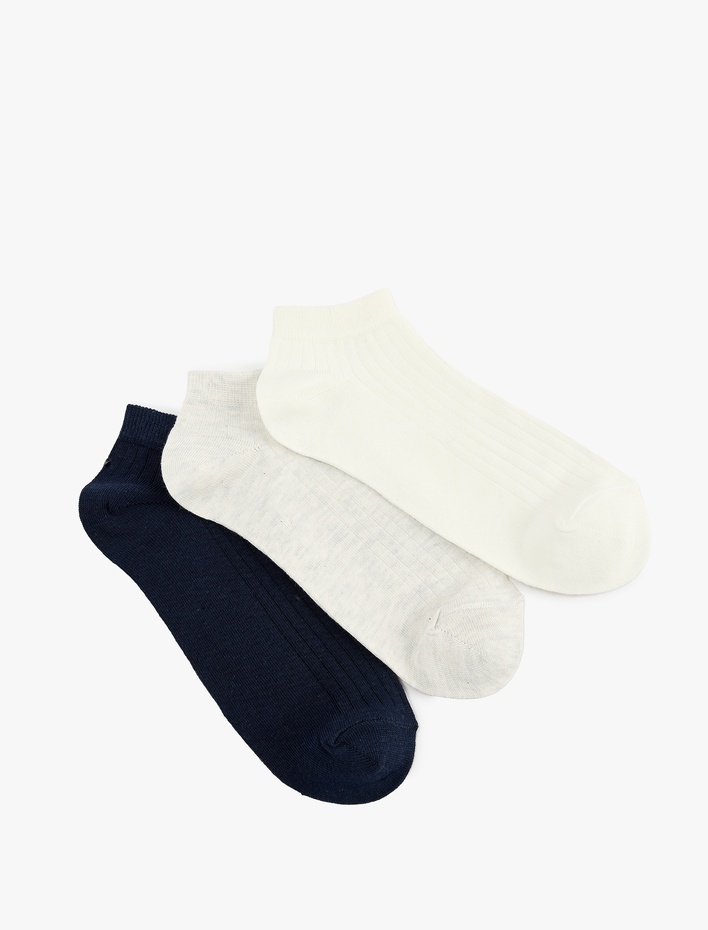 Erkek 3'lü Patik Çorap Seti
