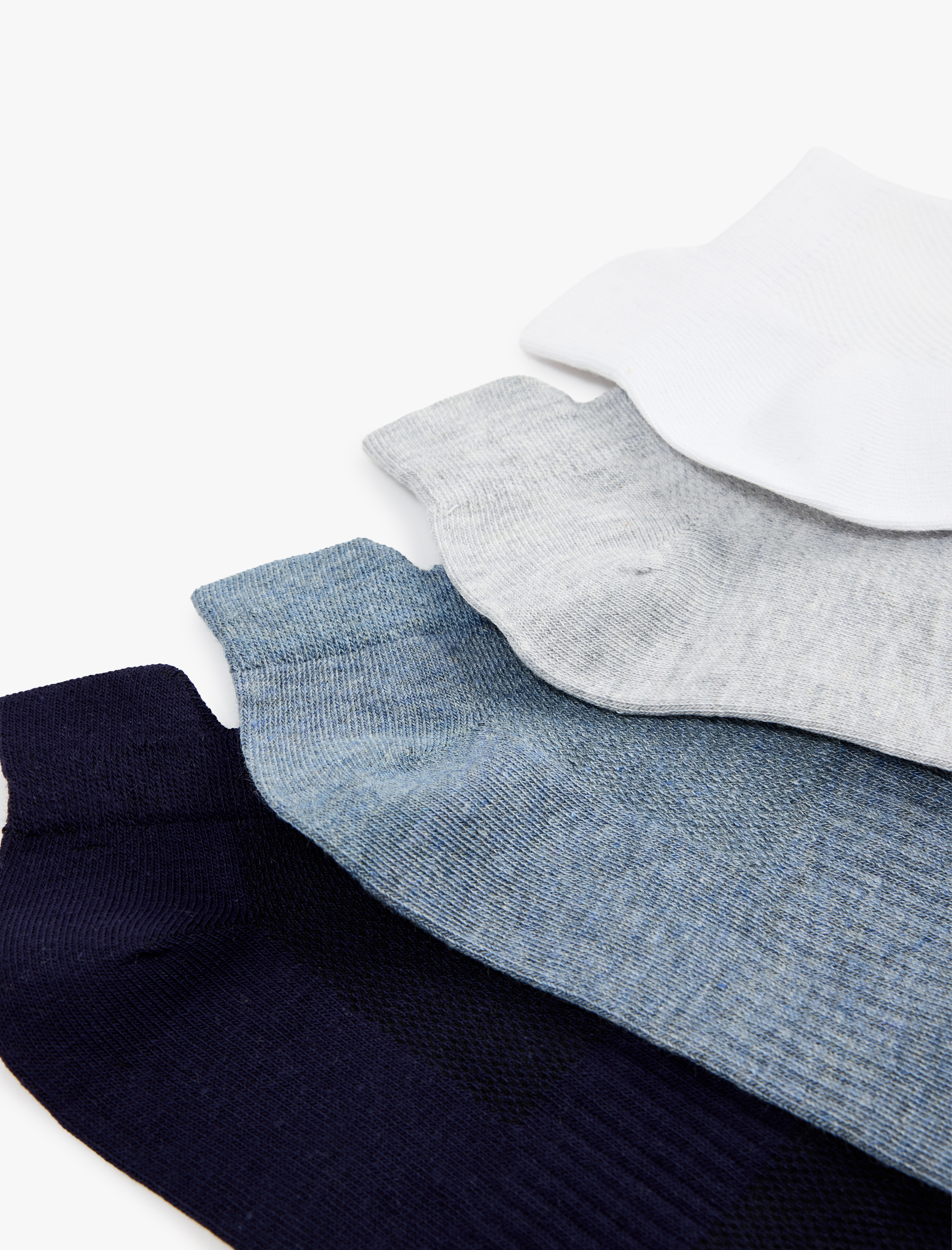  Erkek 4'lü Patik Spor Çorap Seti