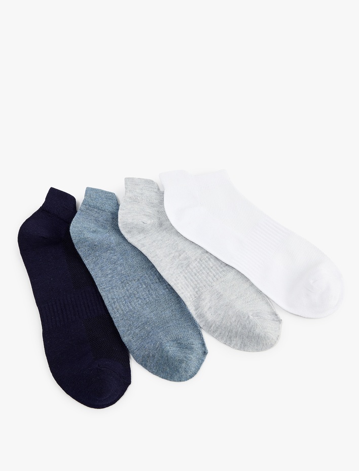 Erkek 4'lü Patik Spor Çorap Seti