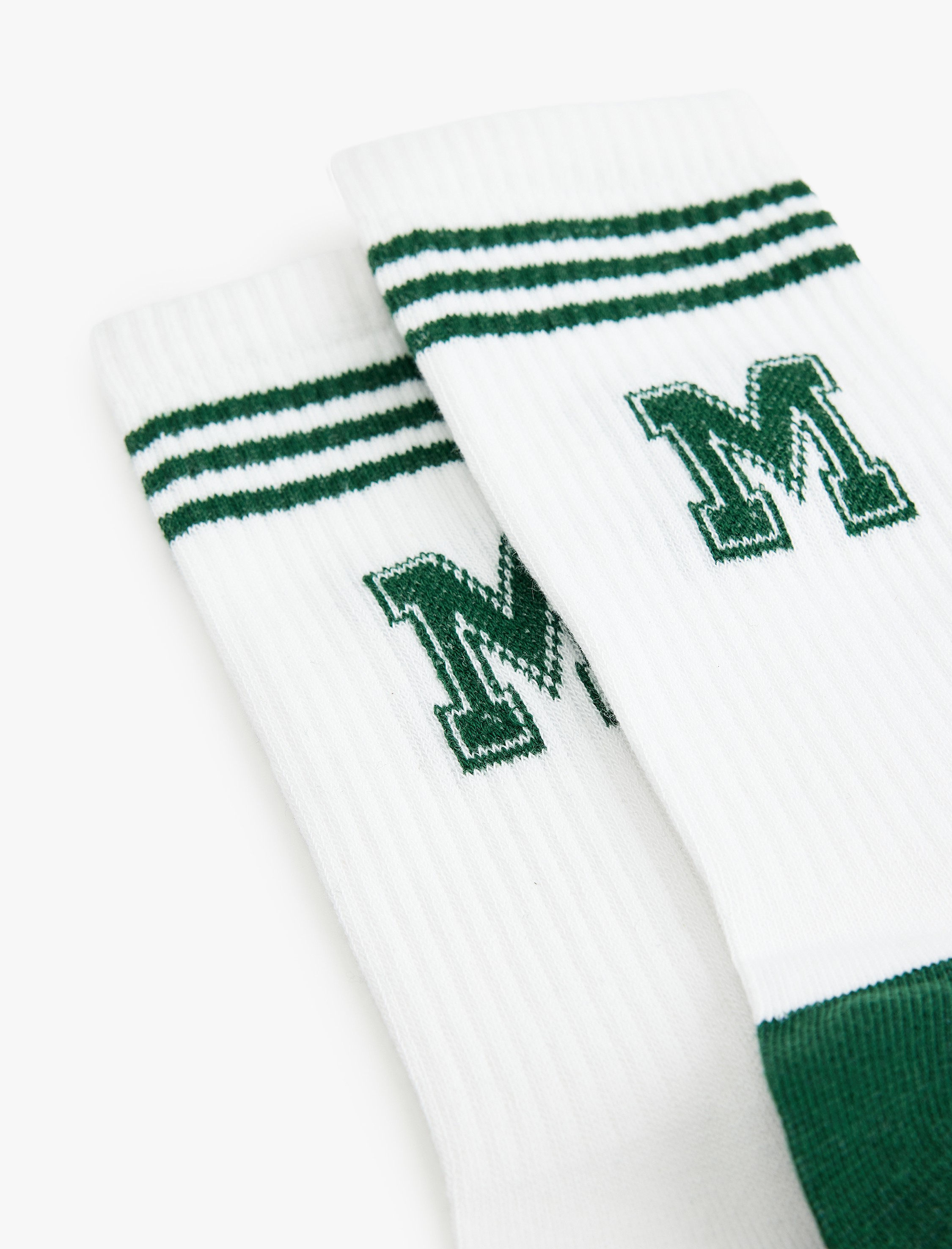  Erkek Harf Baskılı Soket Tenis Çorabı