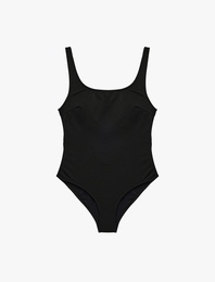 U Yaka Askılı Mayo