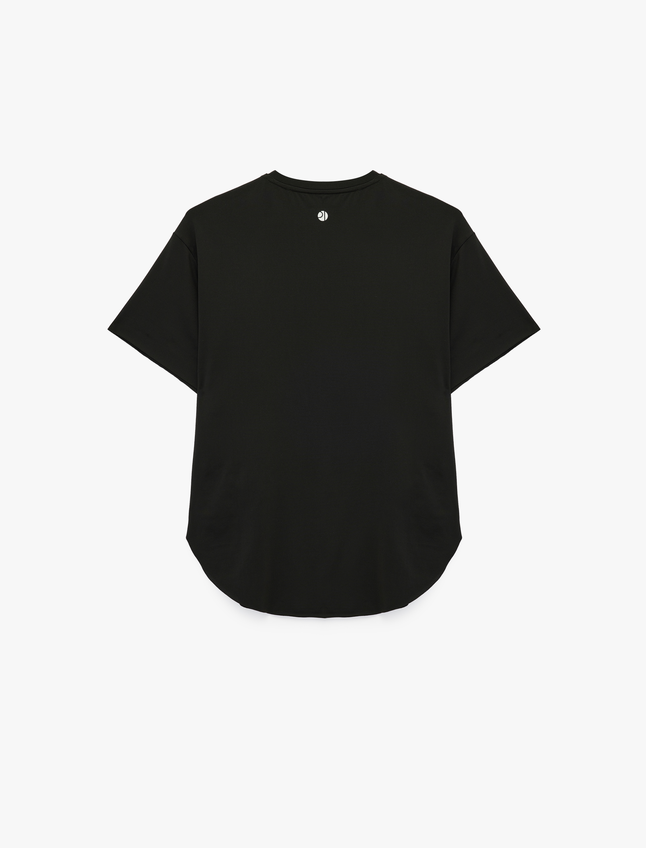   Rahat Kalıp Kısa Kollu Bisiklet Yaka Spor Tişört