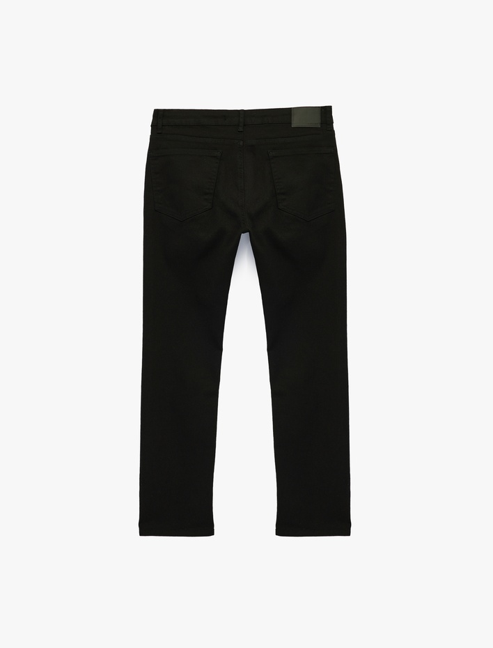  Normal Bel Pamuklu Straight Fit Jean Pantolon - Mark Jean