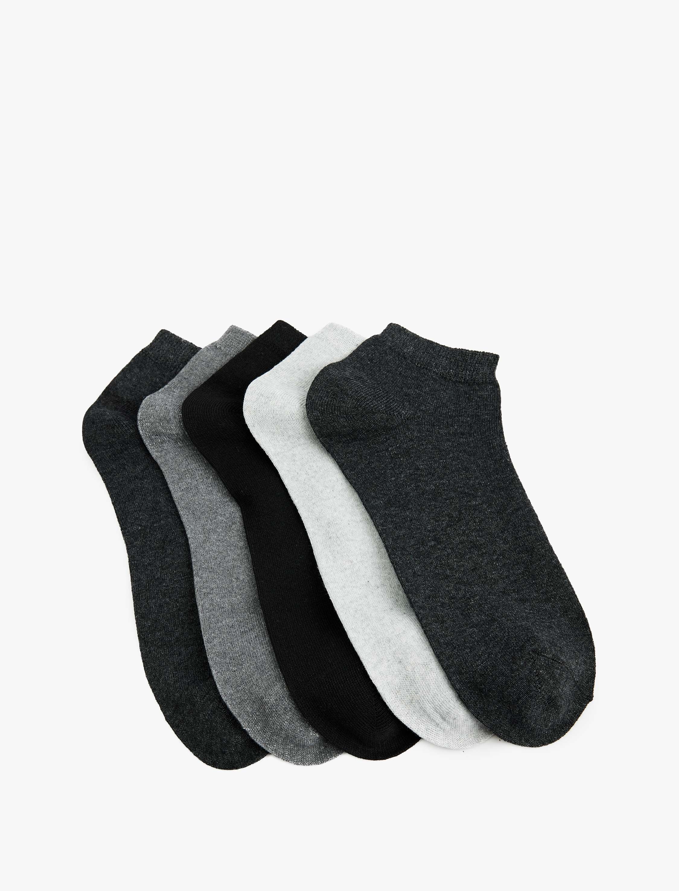  Erkek 5'li Basic Patik Çorap Seti