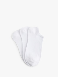 3'lü Basic Pamuklu Görünmez Çorap Seti