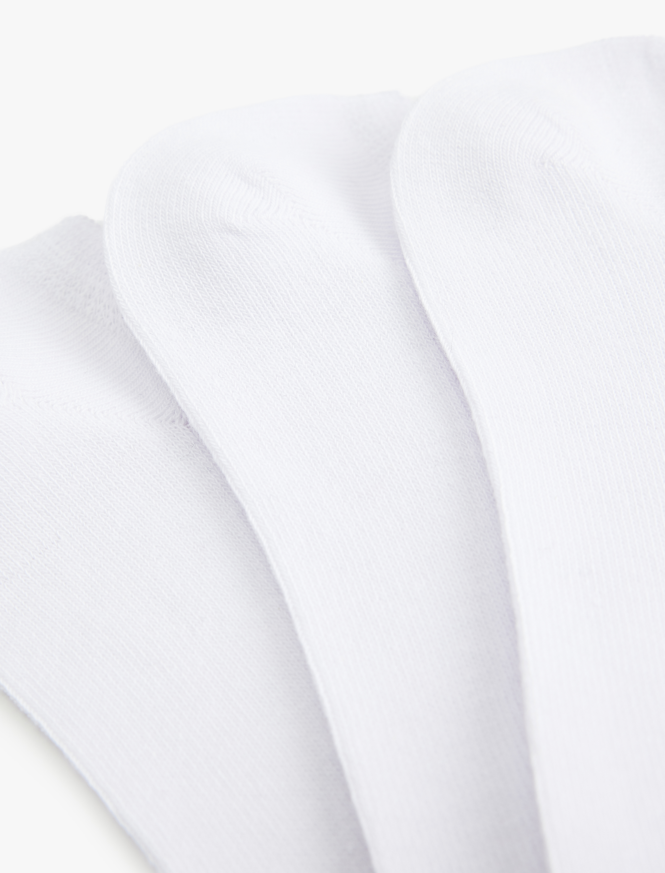  Erkek 3'lü Basic Pamuklu Görünmez Çorap Seti