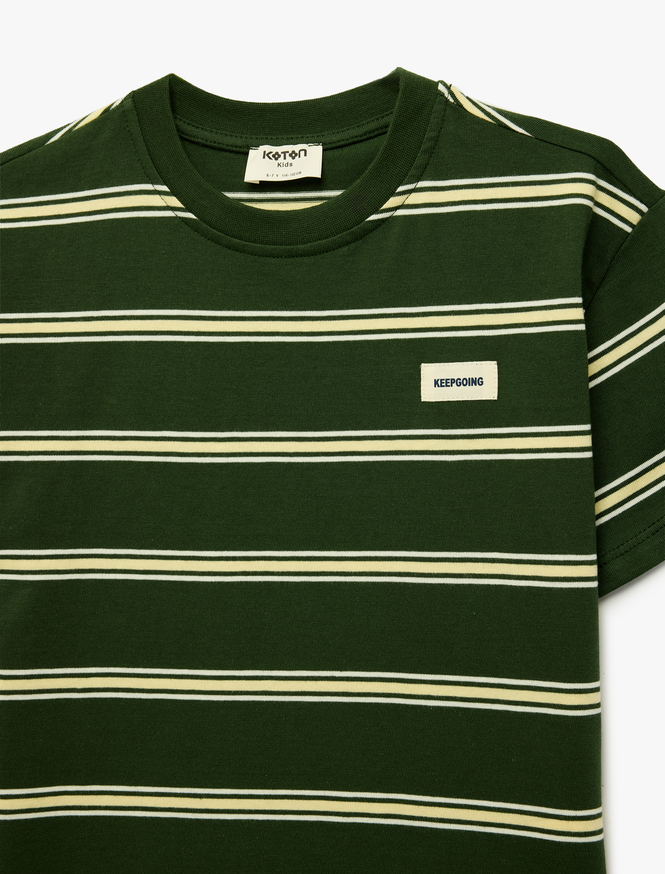  Erkek Çocuk Pamuklu Kısa Kollu Bisiklet Yaka Tişört