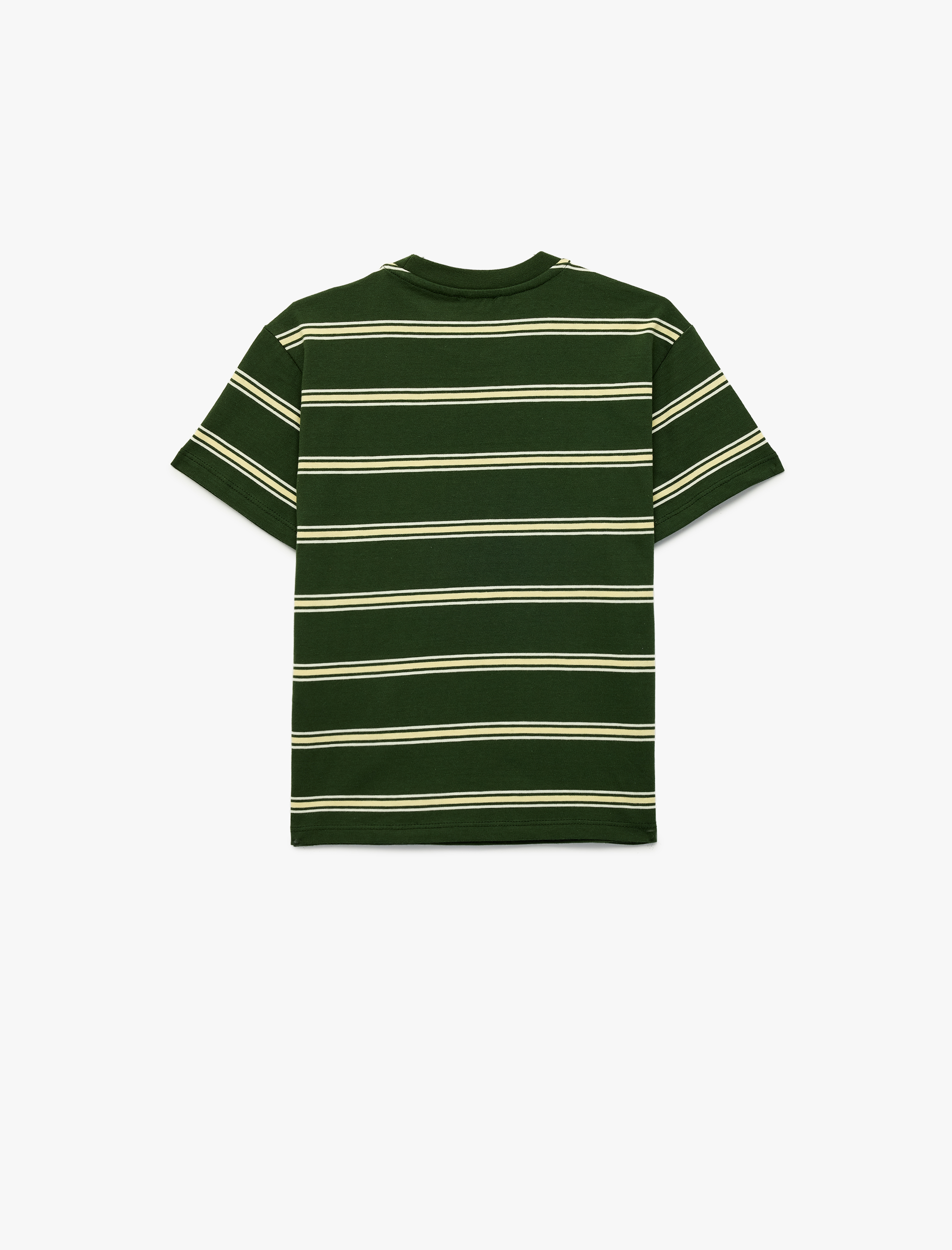  Erkek Çocuk Pamuklu Kısa Kollu Bisiklet Yaka Tişört