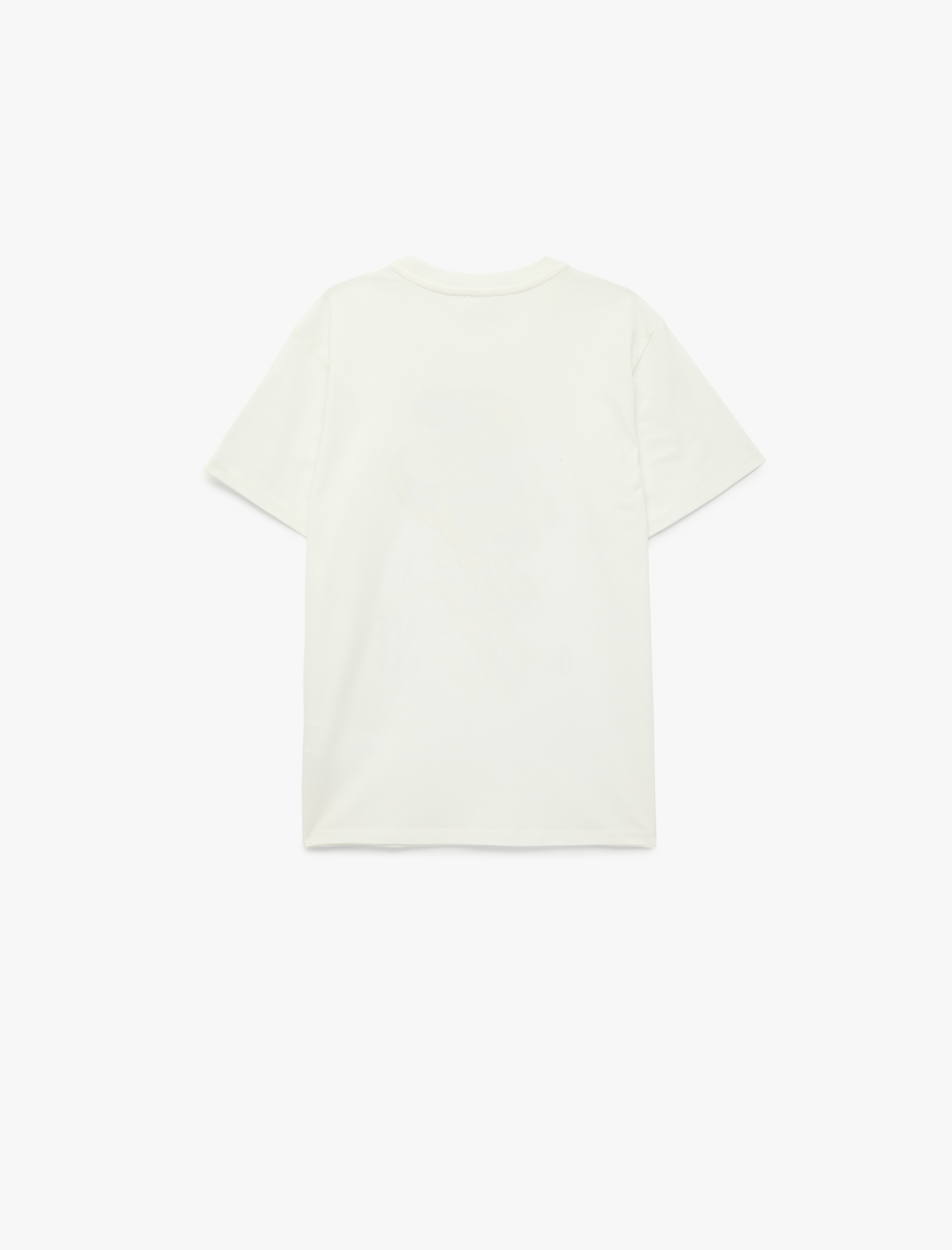  Erkek Çocuk Dinozor Baskılı Bisiklet Yaka Kısa Kollu Pamuklu Tişört