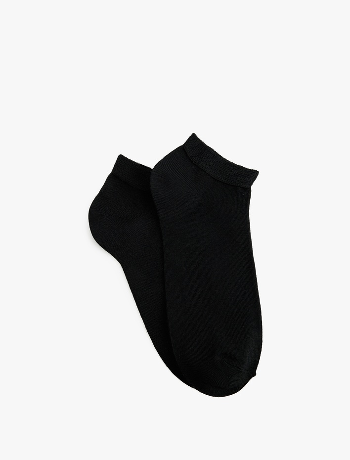 Erkek 2'li Viskon Patik Çorap Seti