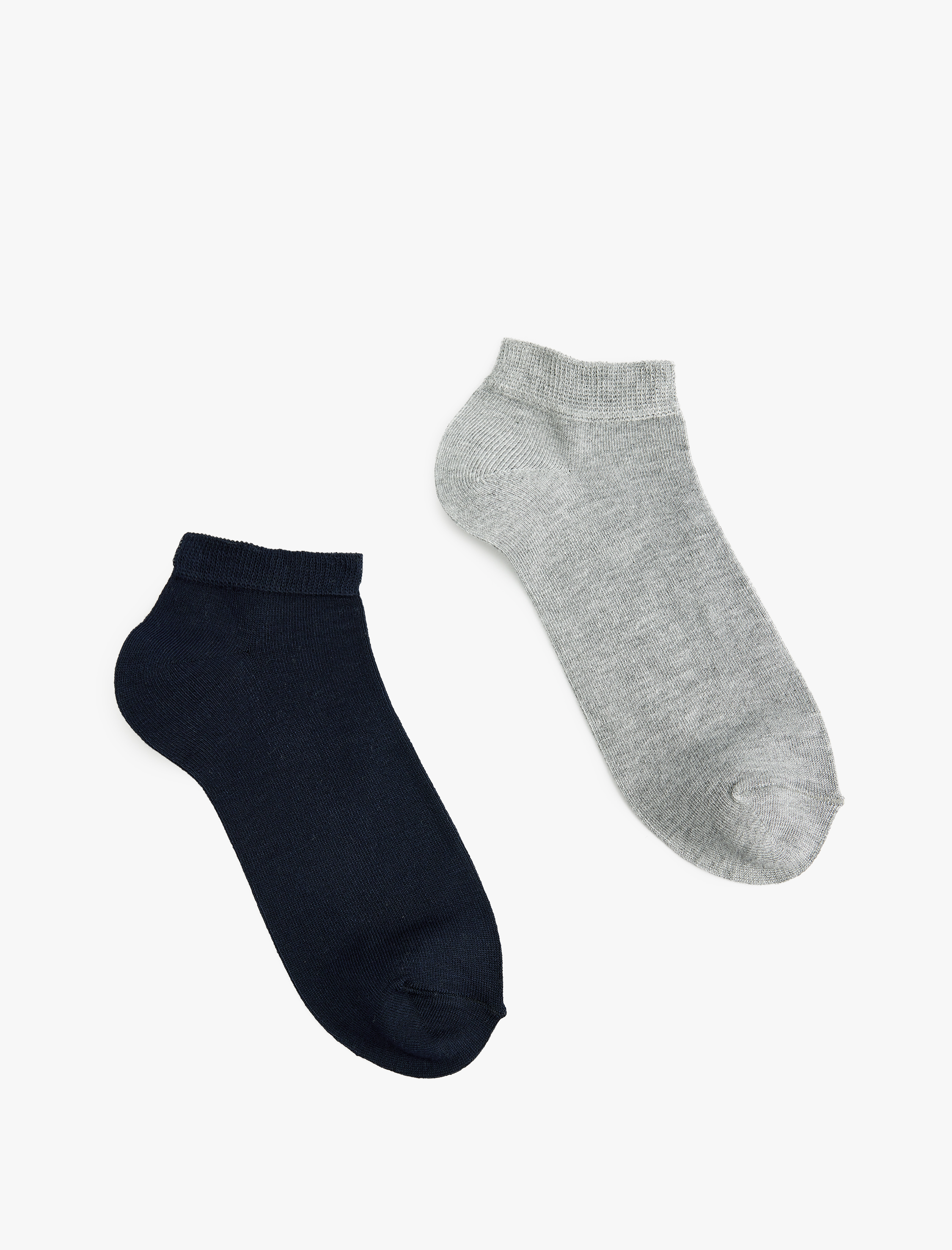  Erkek 2'li Viskon Patik Çorap Seti
