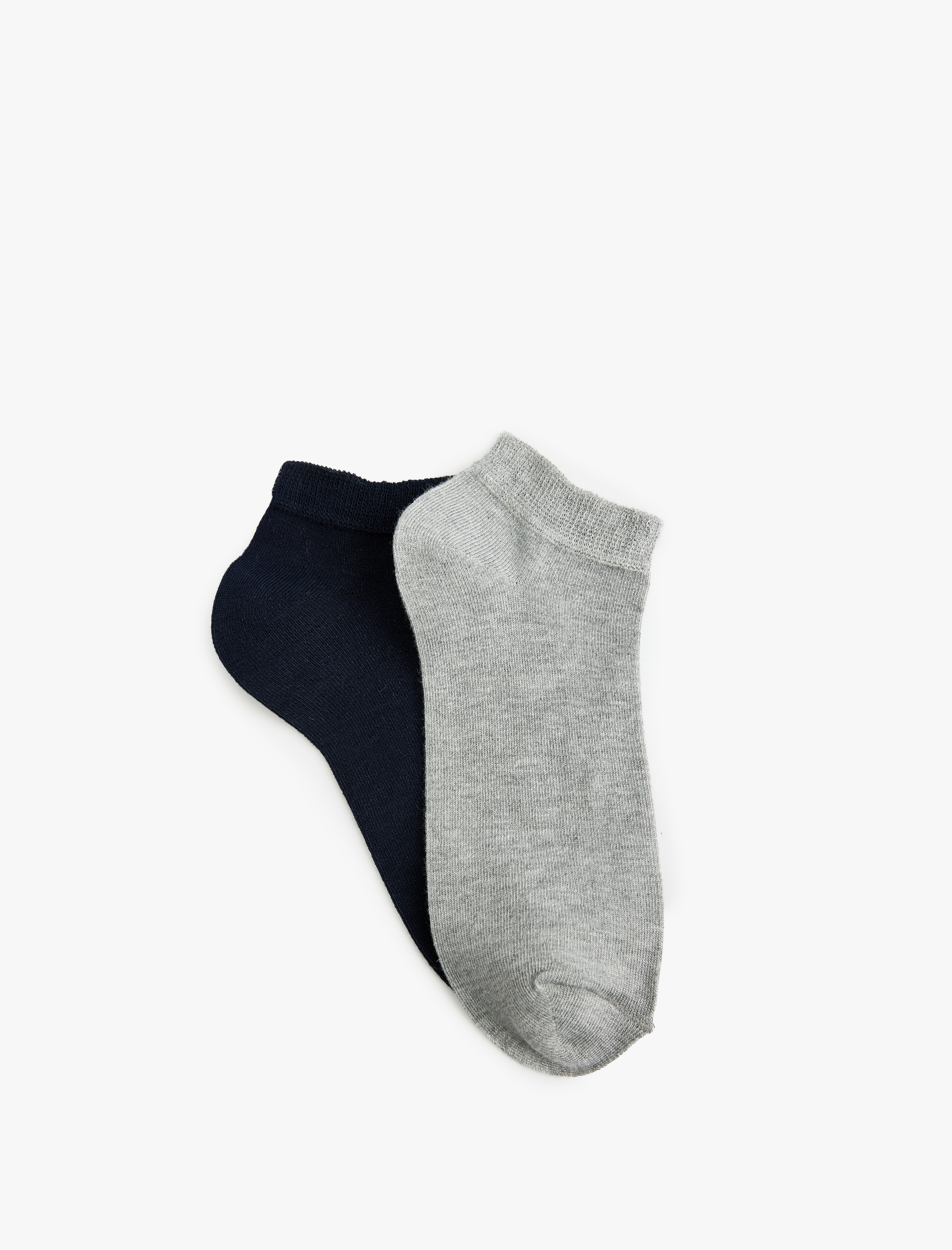  Erkek 2'li Viskon Patik Çorap Seti