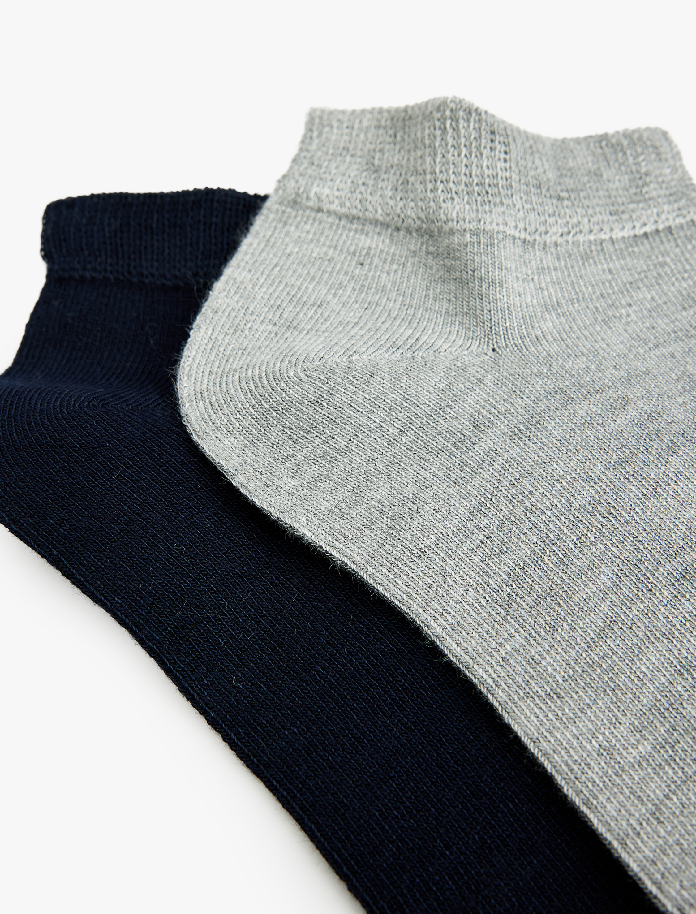  Erkek 2'li Viskon Patik Çorap Seti