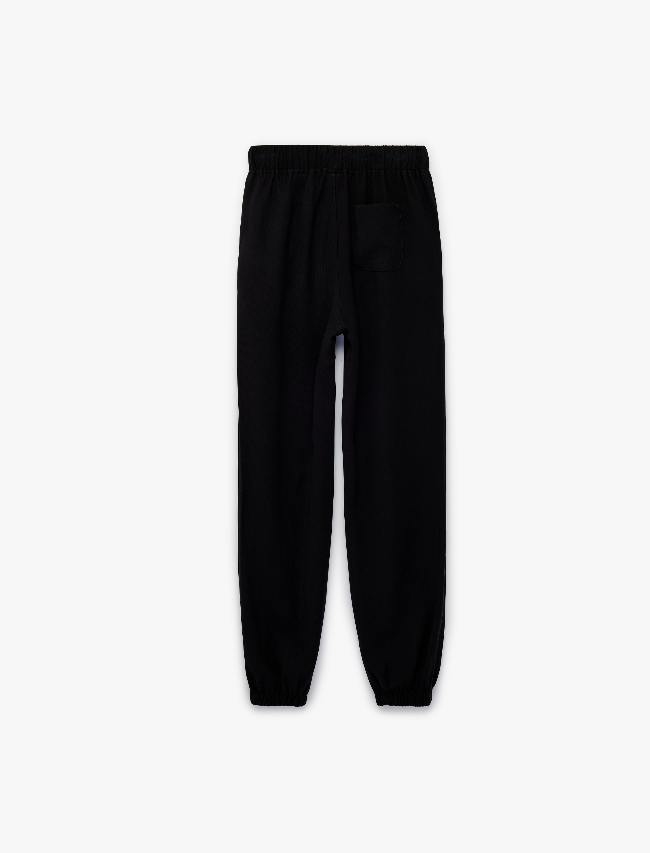  Erkek Çocuk Beli Bağcıklı Viskon Karışımlı Jogger Pantolon