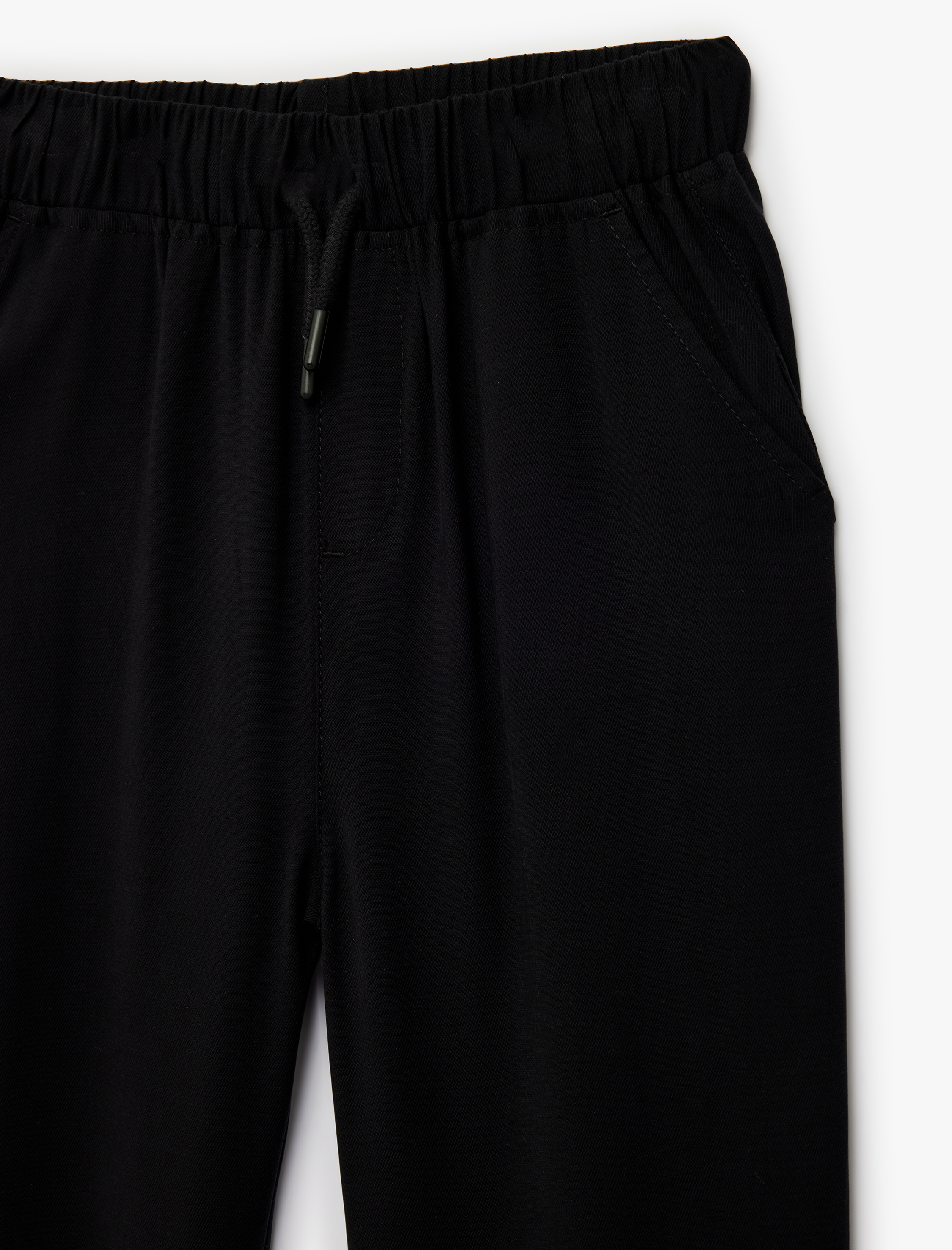  Erkek Çocuk Beli Bağcıklı Viskon Karışımlı Jogger Pantolon