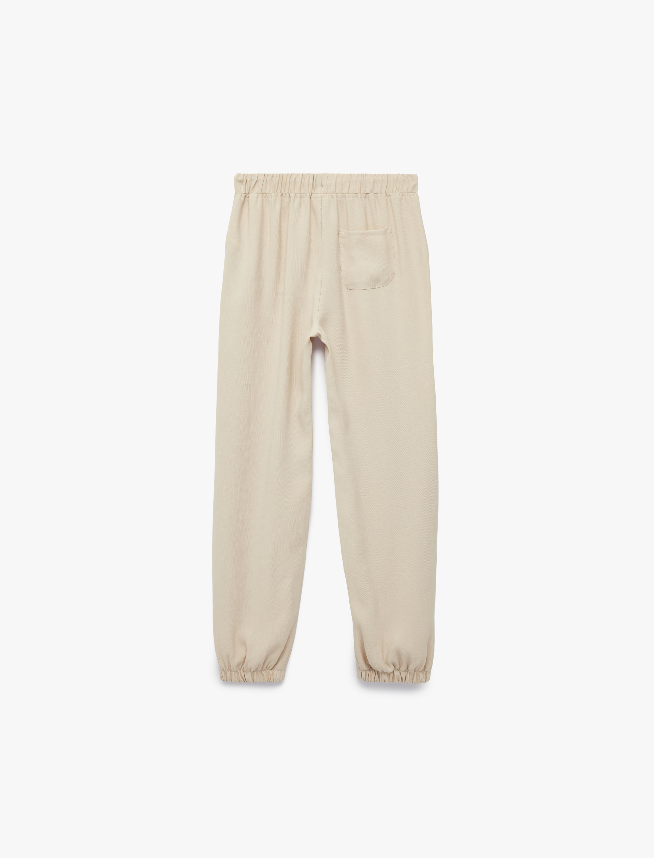  Erkek Çocuk Beli Bağcıklı Viskon Karışımlı Jogger Pantolon