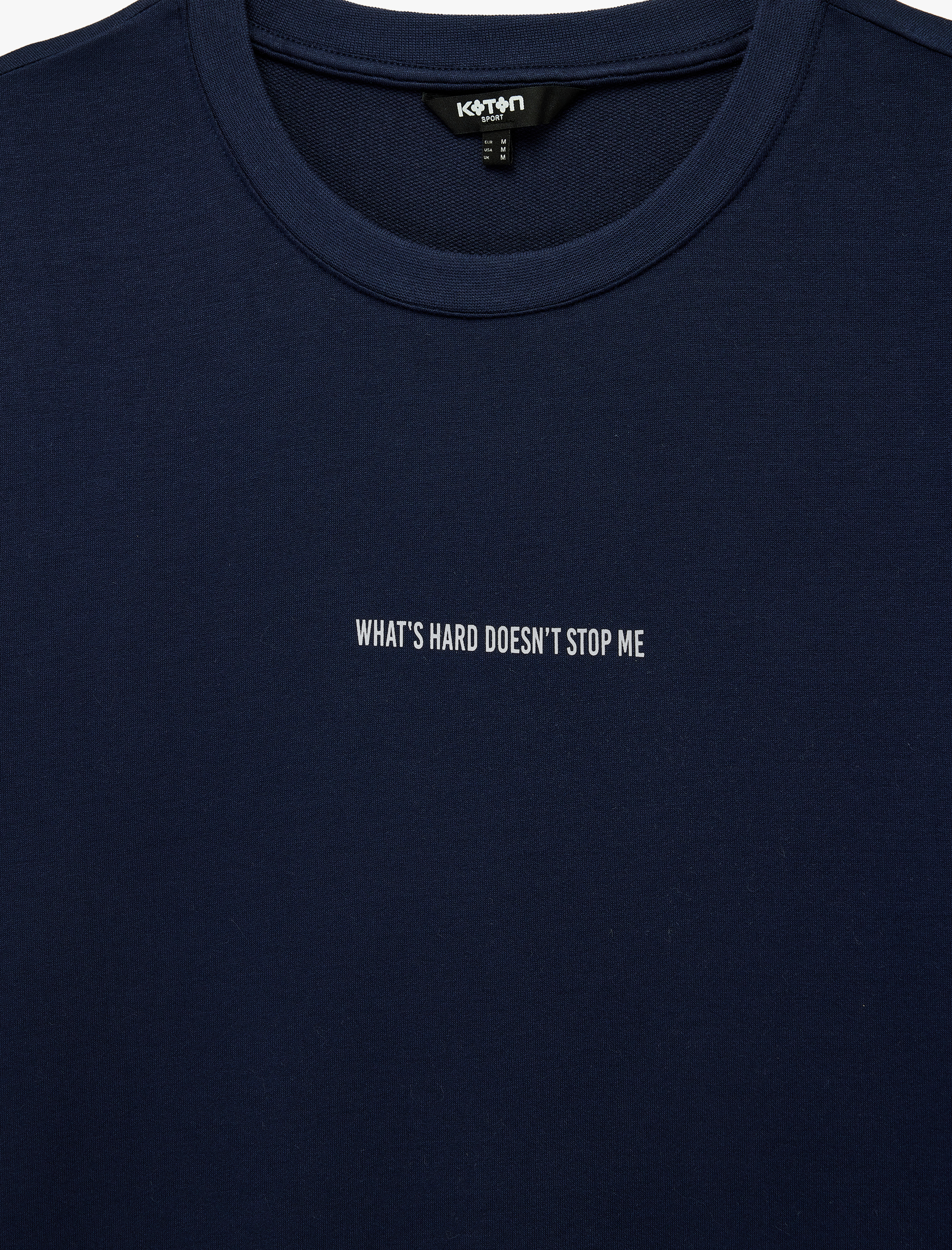   Kısa Kollu Bisiklet Yaka Rahat Kalıp Baskılı Spor Tişört