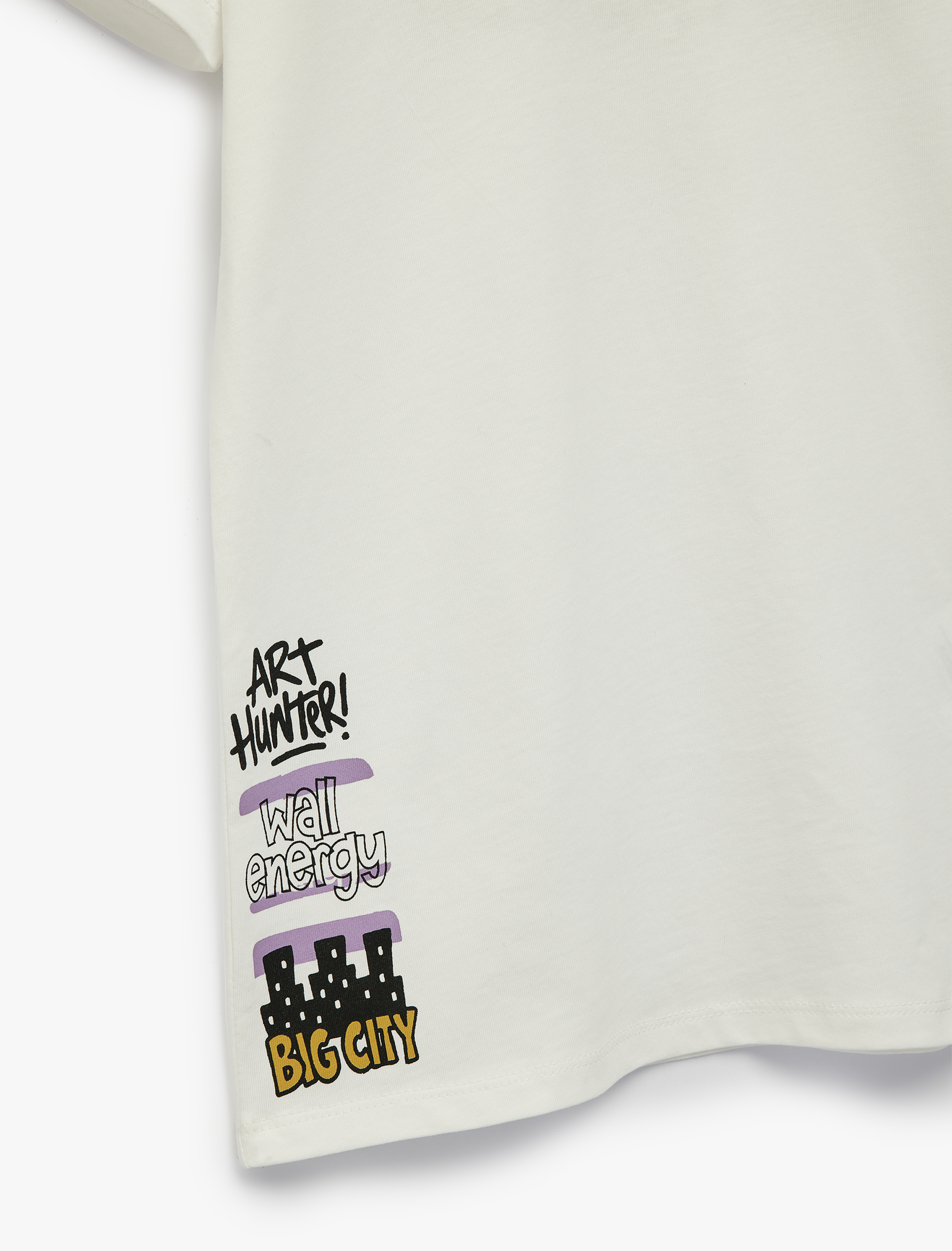  Erkek Çocuk Baskılı Kısa Kollu Bisiklet Yaka Pamuklu Tişört