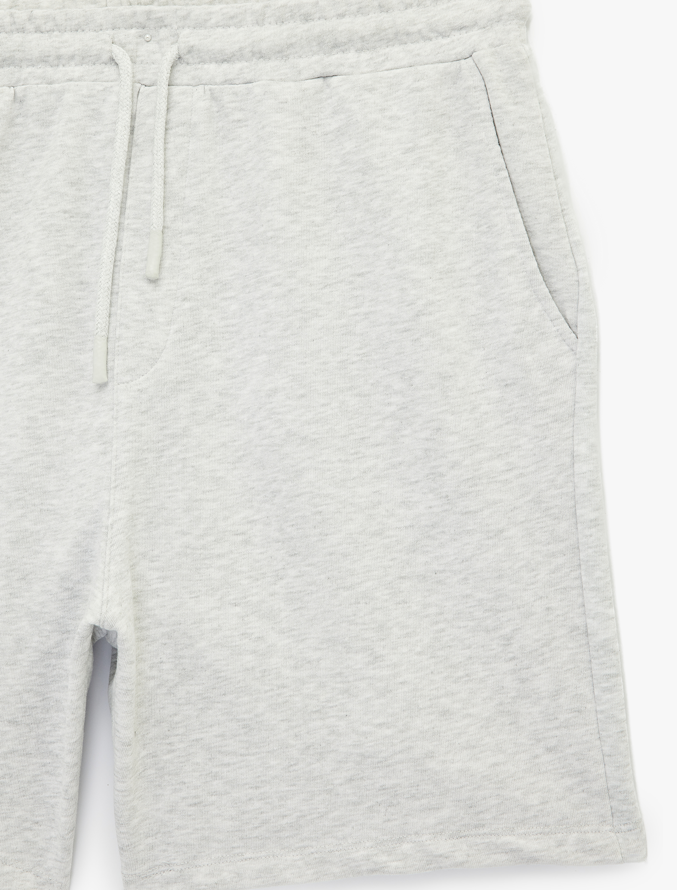   Straight Fit Cepli Beli Bağcıklı Spor Şort