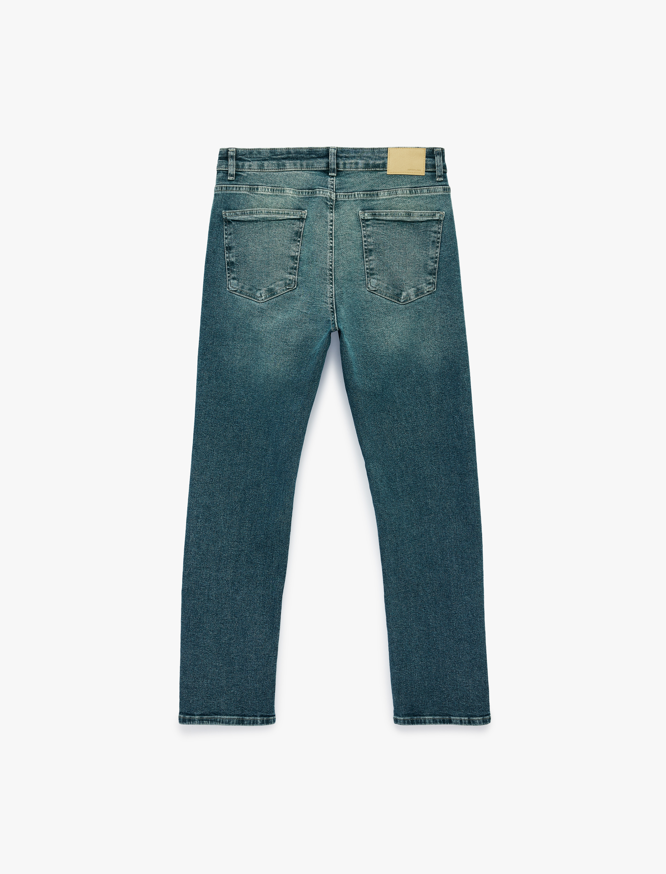   Pamuklu Normal Bel Straight Fit Jean Pantolon - Mark Jean