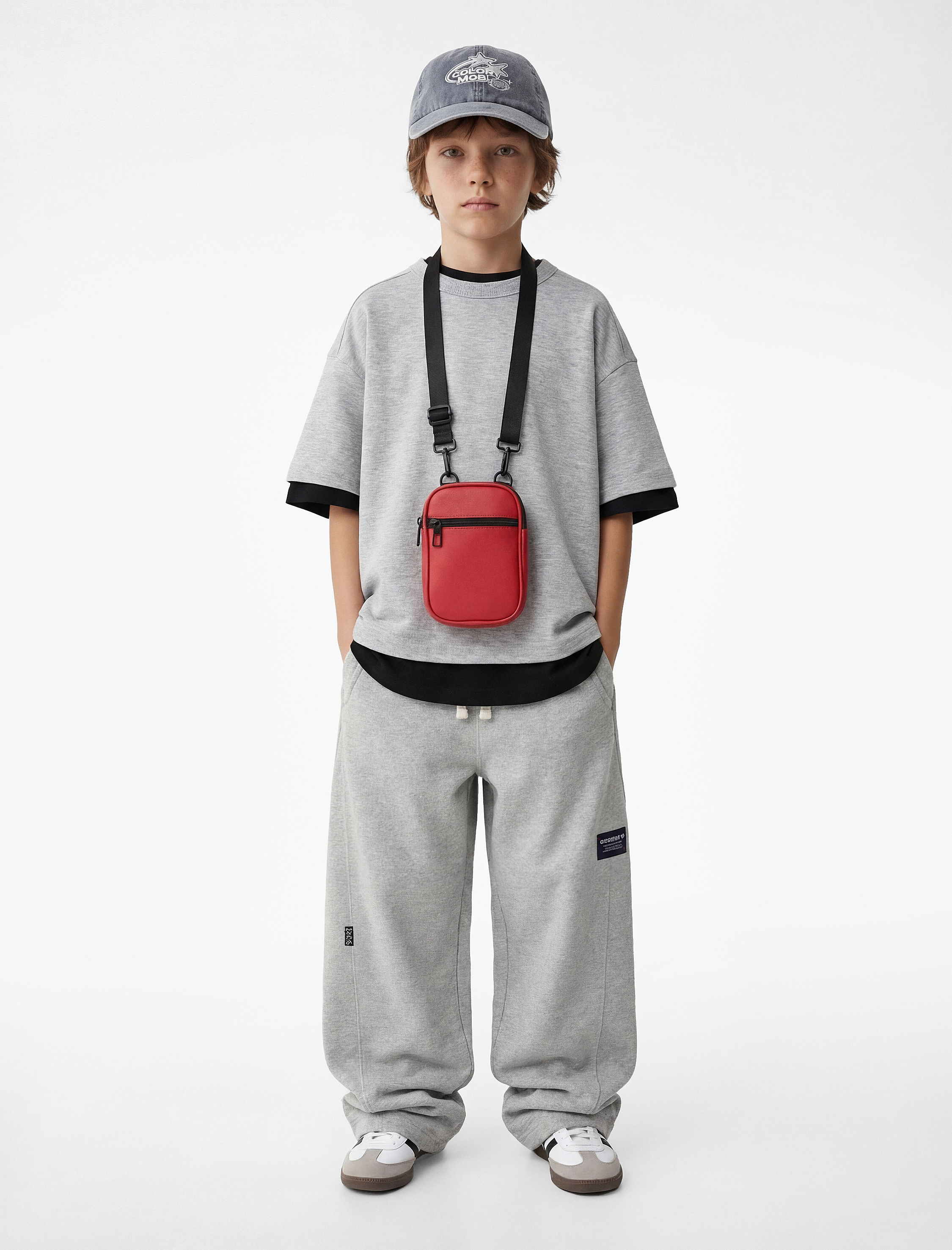  Erkek Çocuk Beli Lastikli Cep Detaylı Eşofman Altı