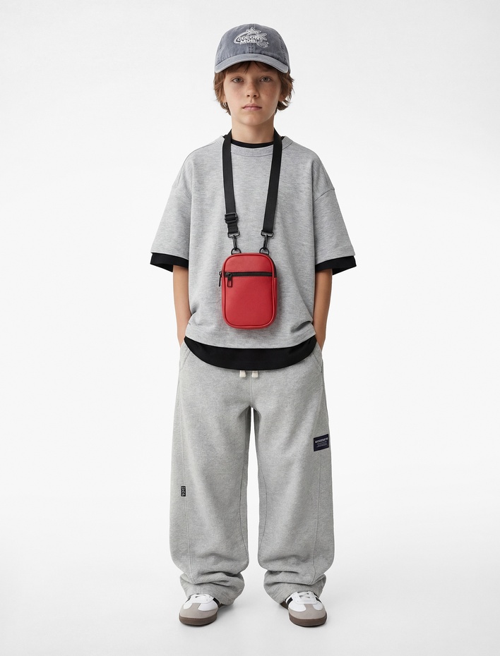 Erkek Çocuk Beli Lastikli Cep Detaylı Eşofman Altı