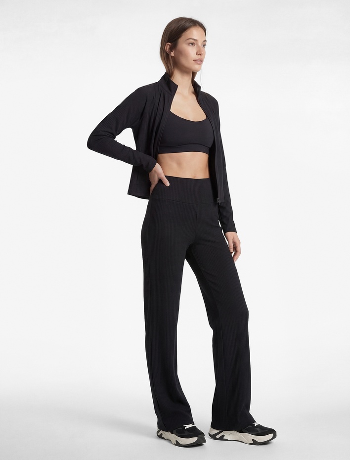  Uzun Kollu Fermuarlı Slim Fit Spor Tişört