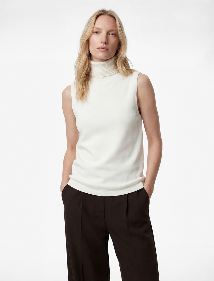  Kolsuz Balıkçı Yaka Triko Üst