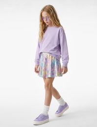 Beli Lastikli Pullu Payetli Kloş Etek