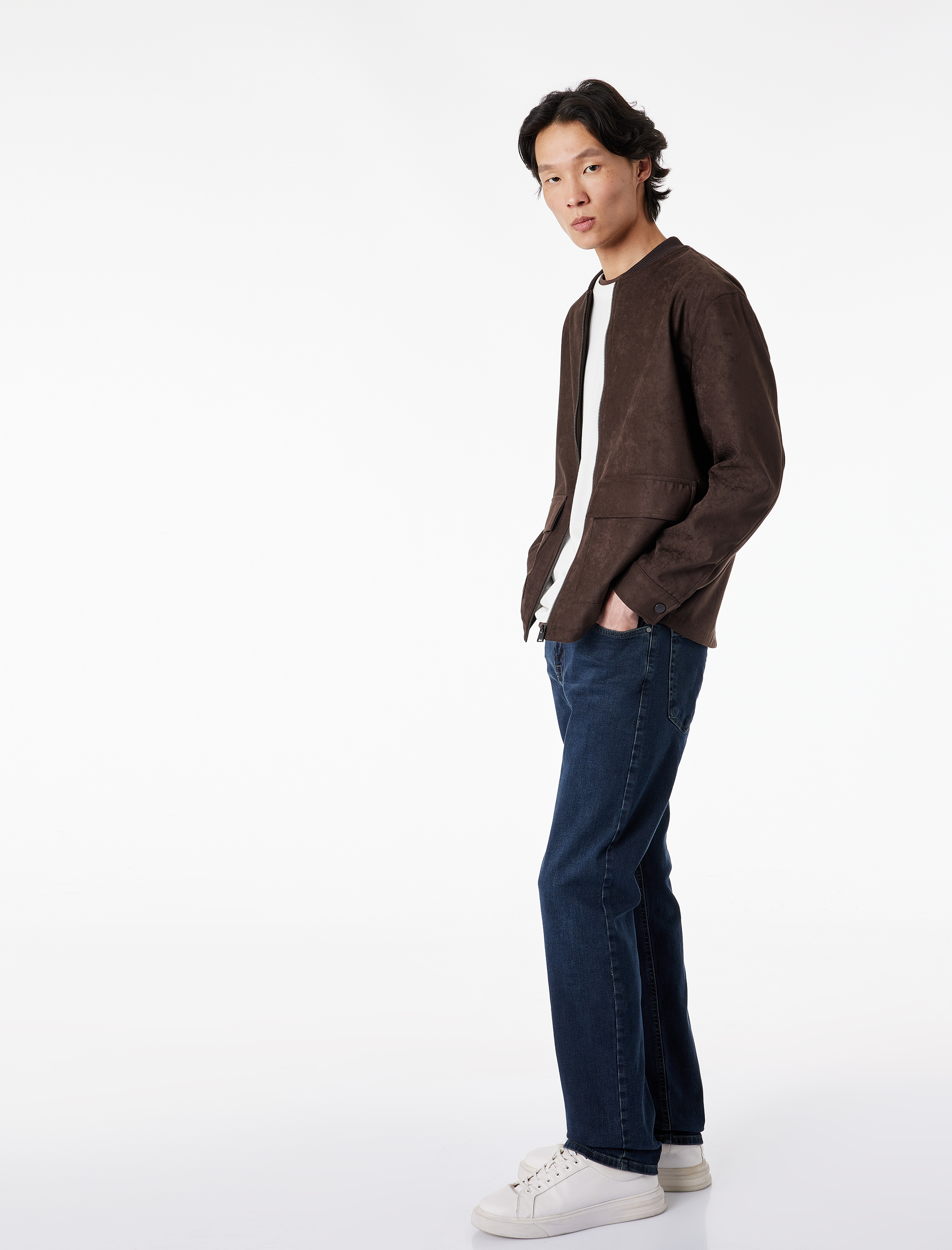   Normal Bel Düz Paça Pamuklu Straight Fit Jean Pantolon - Mark Jean