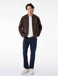 Normal Bel Düz Paça Pamuklu Straight Fit Jean Pantolon - Mark Jean