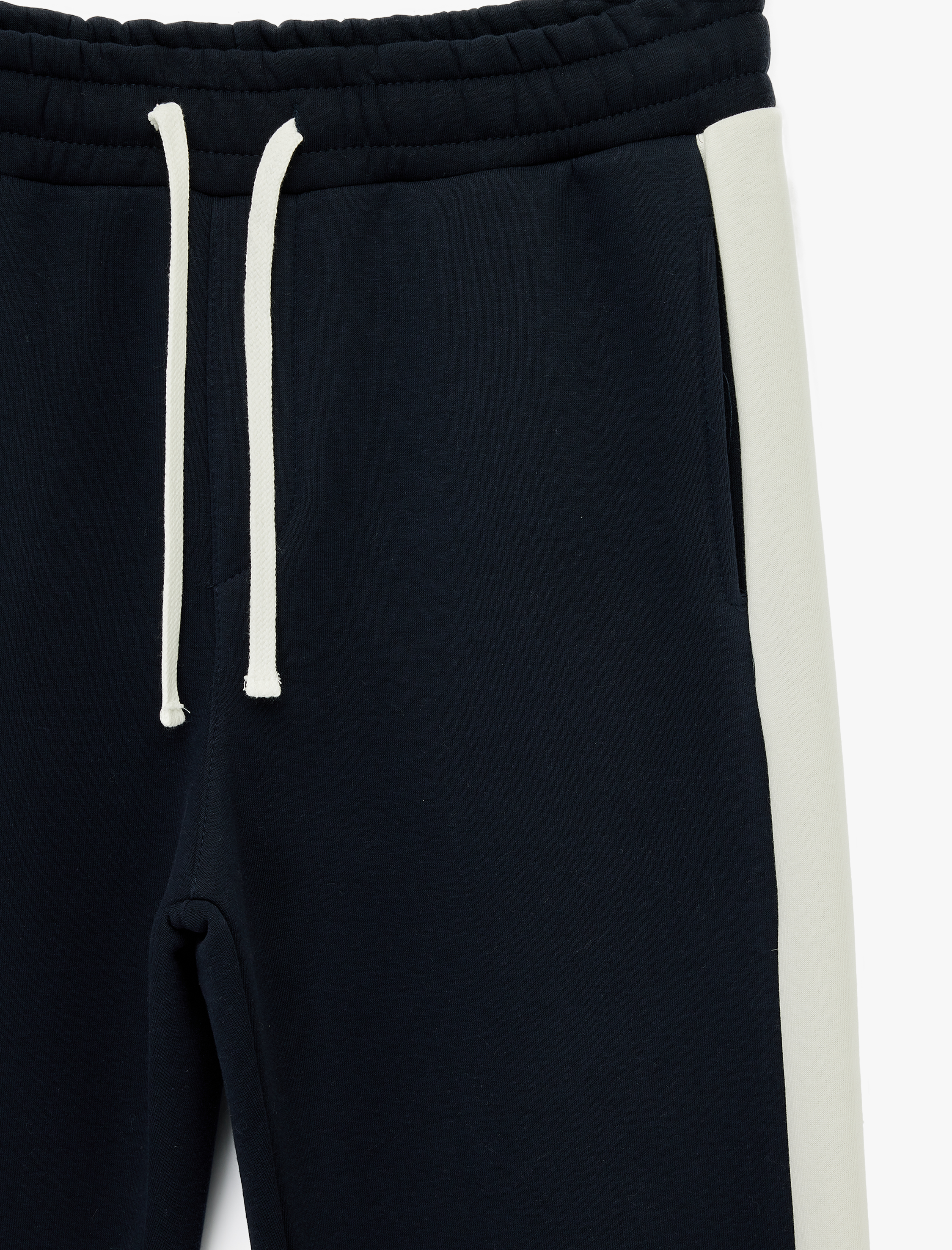   Renk Bloklu Cepli Şardonlu Beli Bağcıklı Eşofman Altı