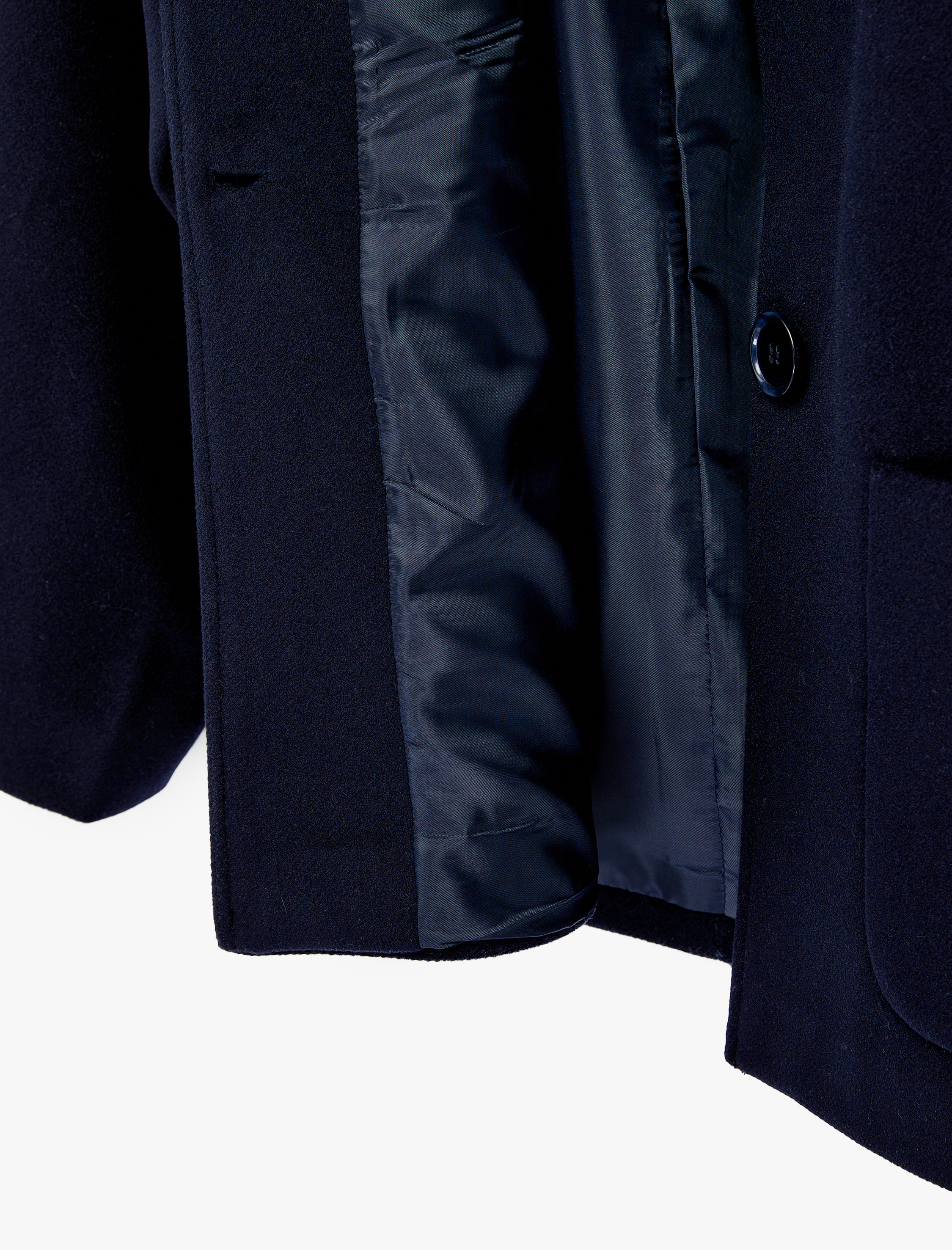   Uzun Kollu Düğmeli Cepli Şal Yaka Mevsimlik Ceket