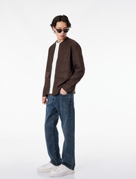 Normal Bel Pamuklu Straight Fit Jean Pantolon - Mark Jean