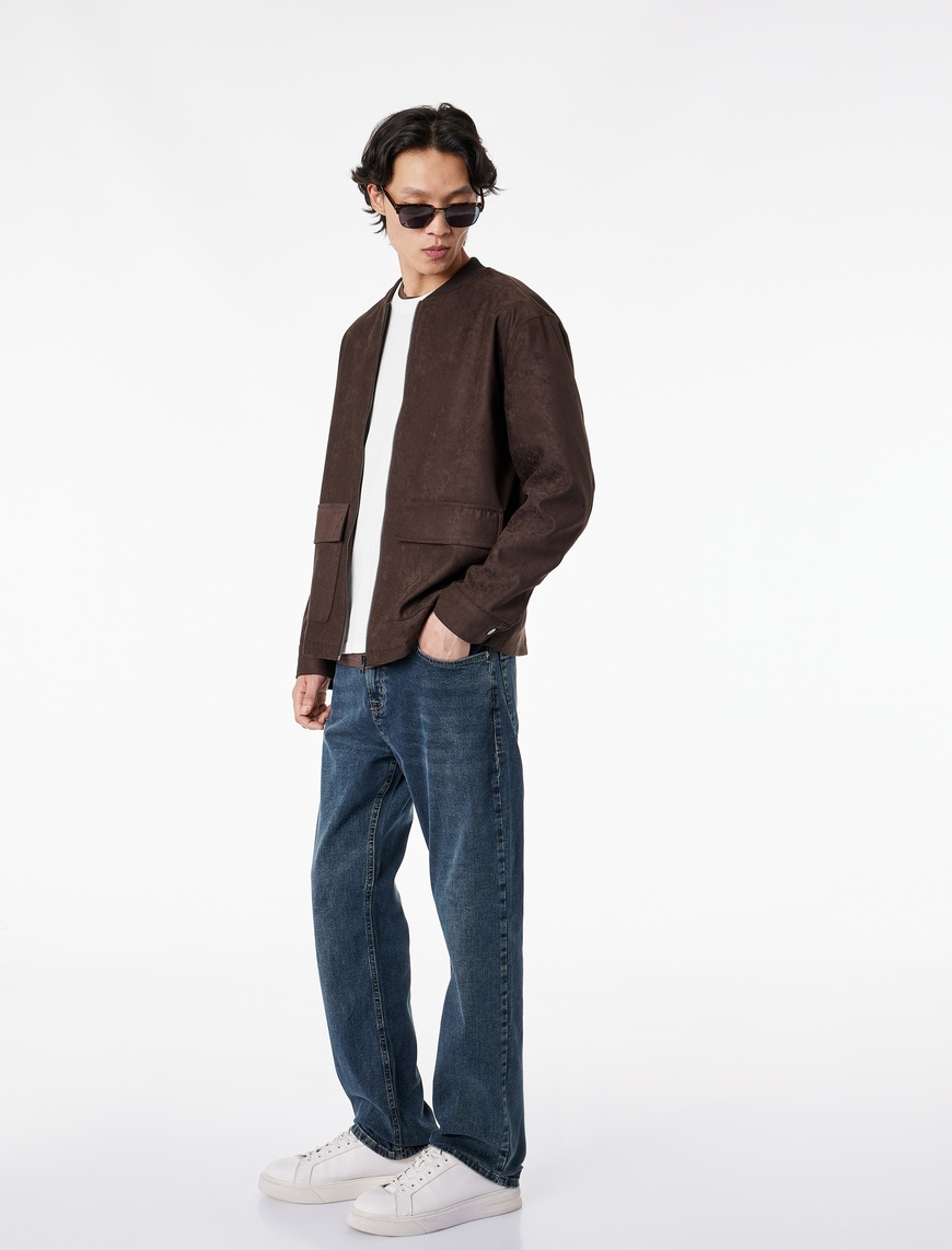 Koton Erkek Normal Bel Pamuklu Straight Fit Jean Pantolon – Mark Jean