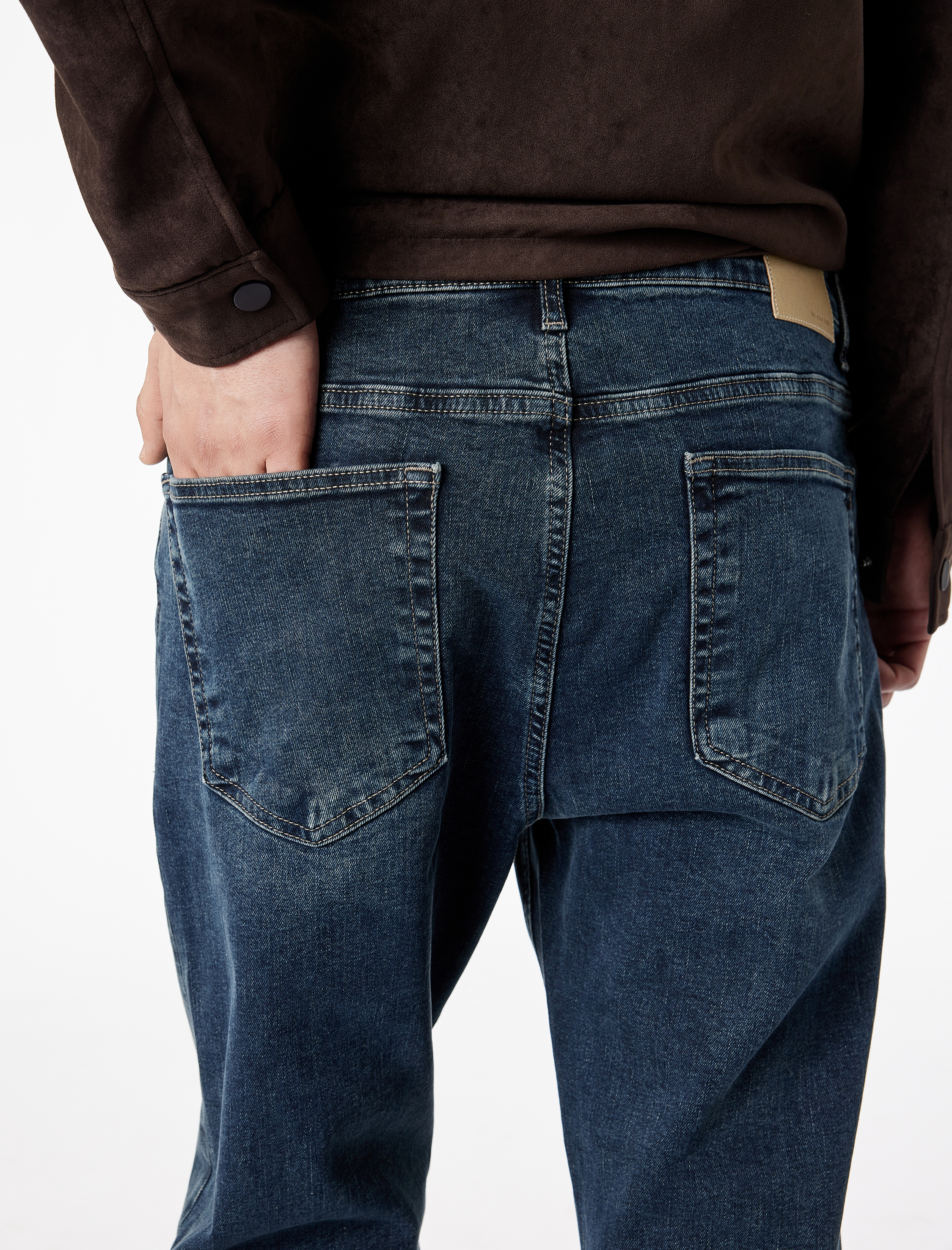   Normal Bel Pamuklu Straight Fit Jean Pantolon - Mark Jean