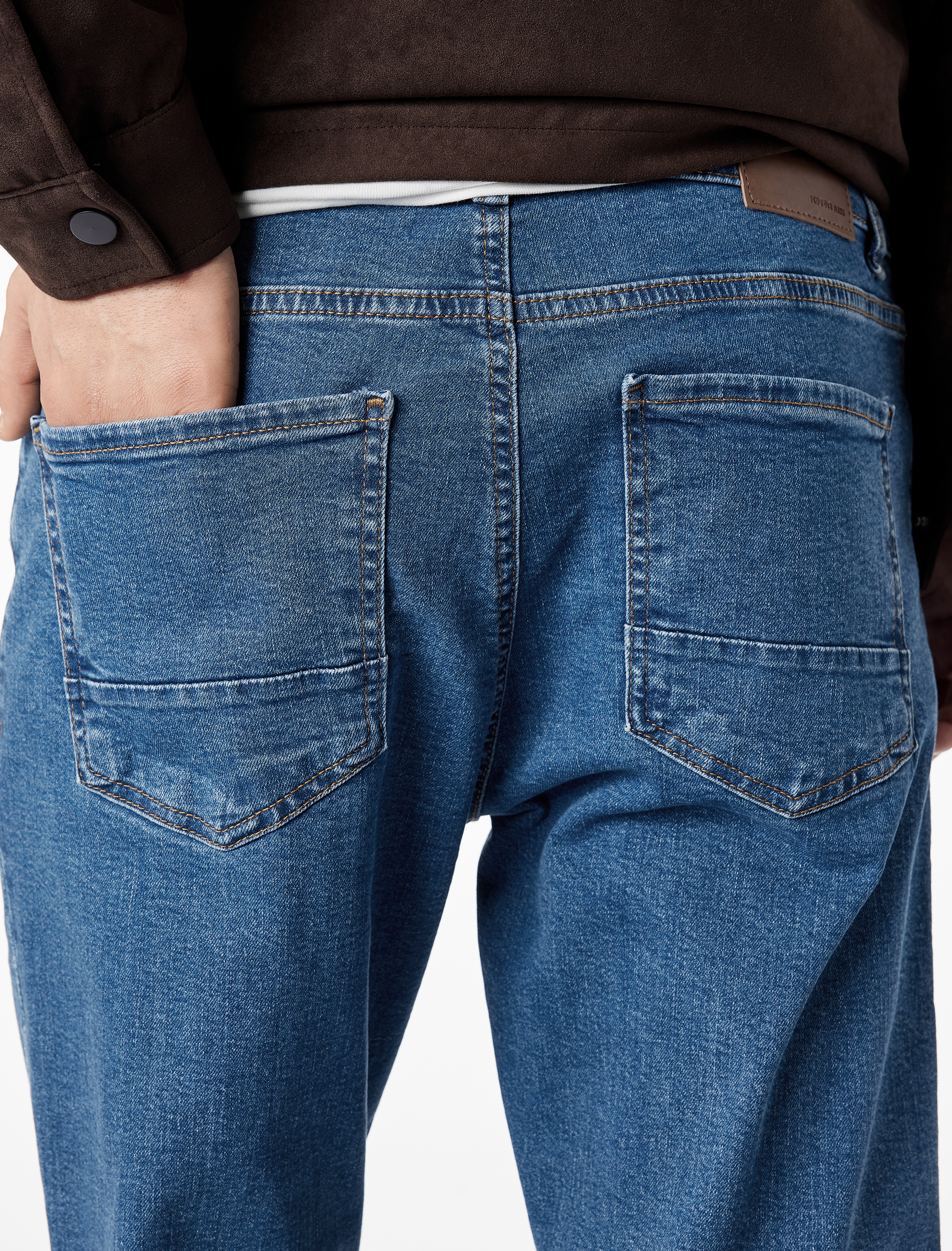   Normal Bel Slim Fit Jean Pantolon - Brad Jean
