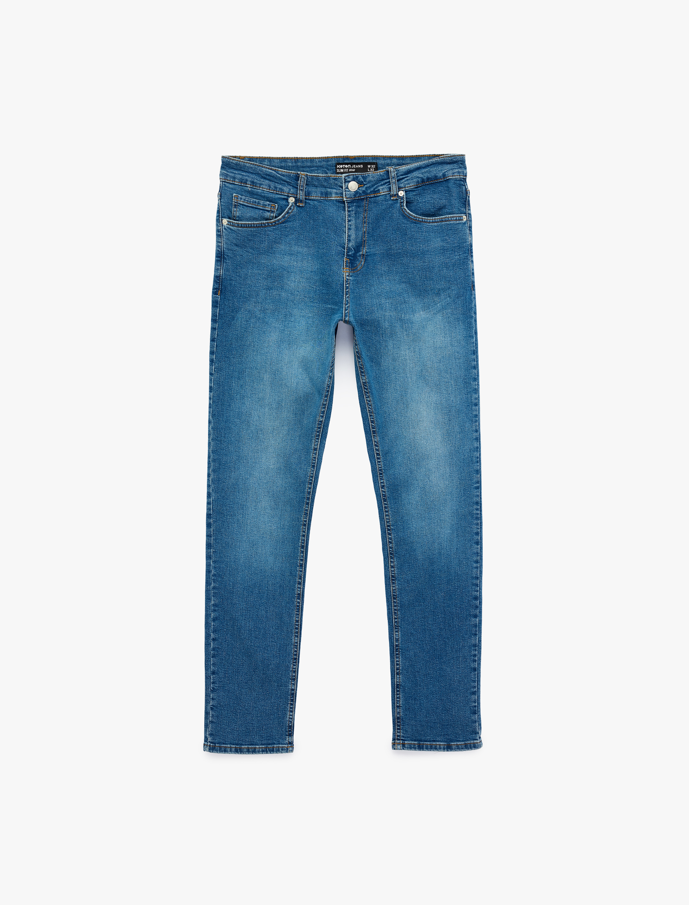   Normal Bel Slim Fit Jean Pantolon - Brad Jean
