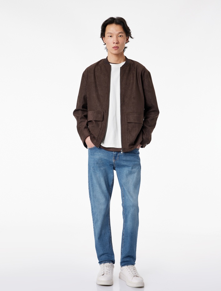  Normal Bel Slim Fit Jean Pantolon - Brad Jean