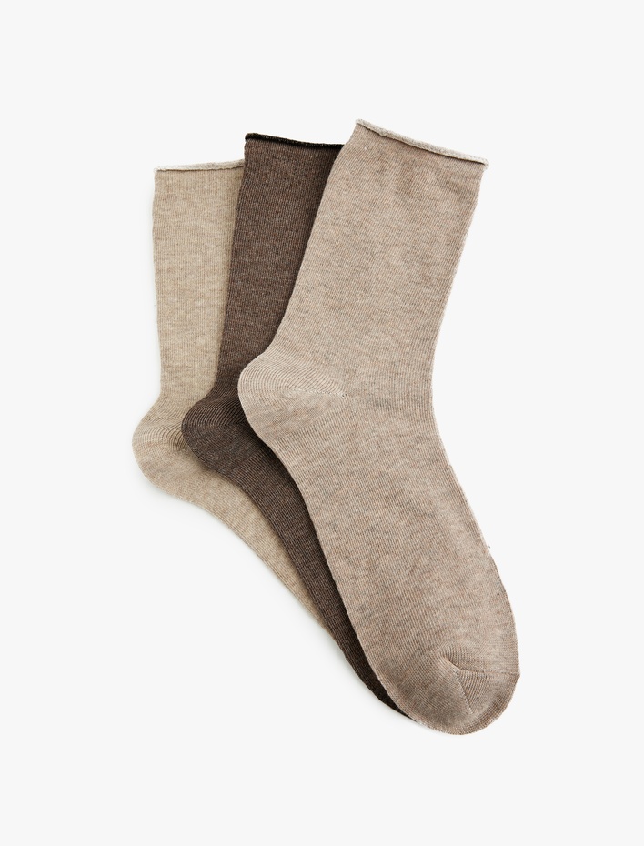 Kadın 3'lü Soket Çorap Seti