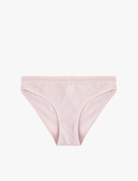 Lastik Detaylı Rahat Kalıp Pamuklu Brief Külot