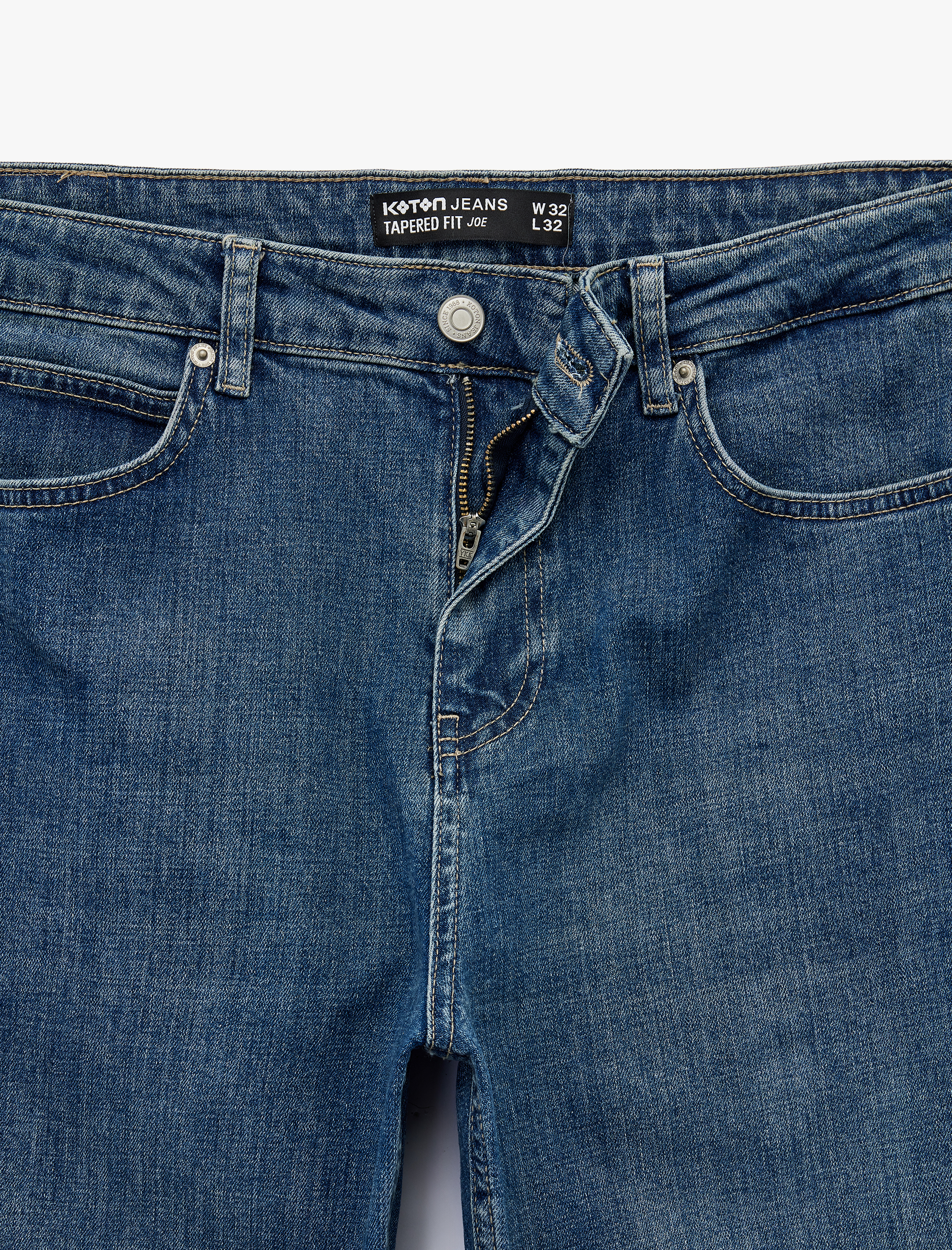   Normal Bel Cepli Pamuklu Tapered Jean Pantolon - Joe Jean