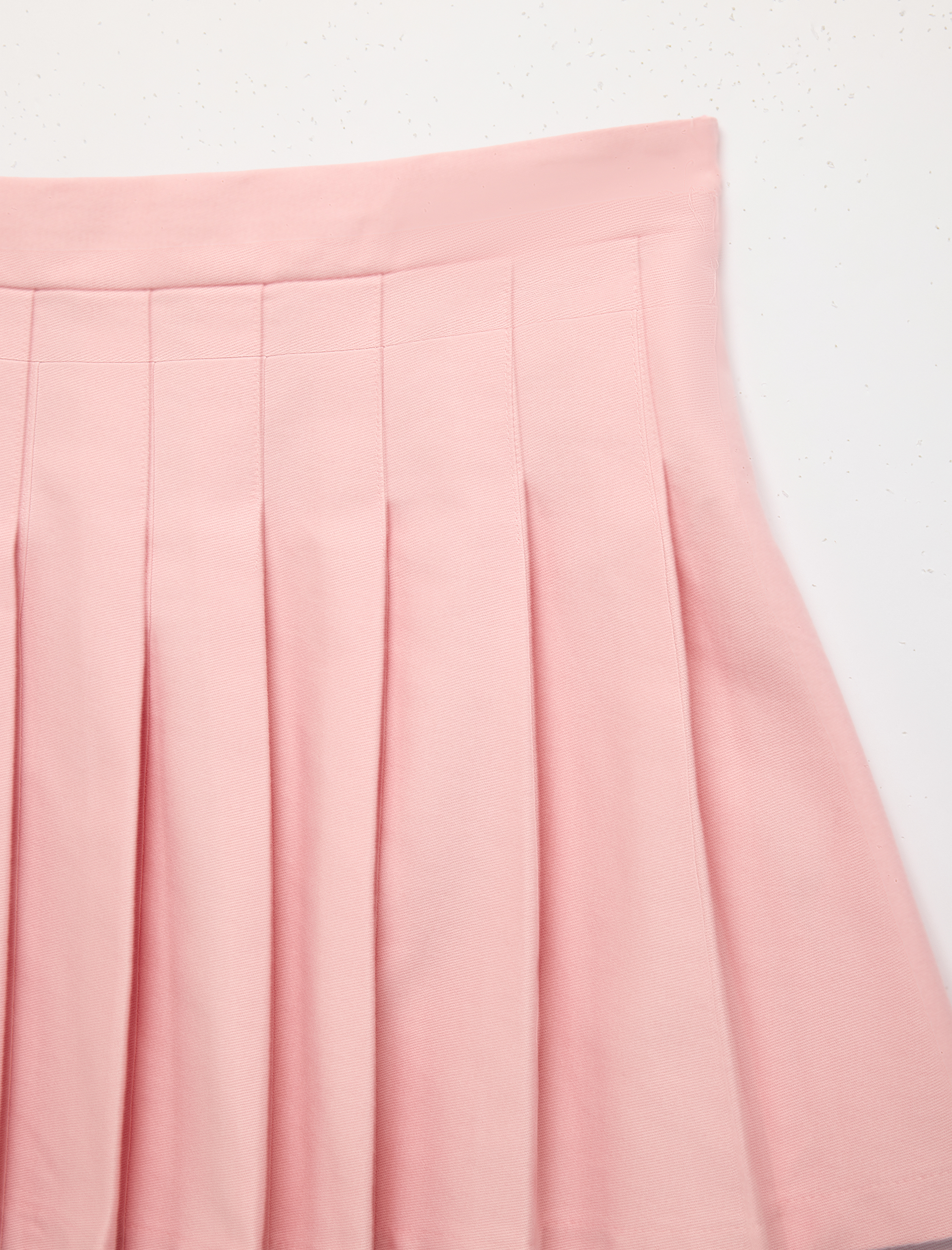  Kız Çocuk Pamuklu Kalın Pileli Basic Mini Etek